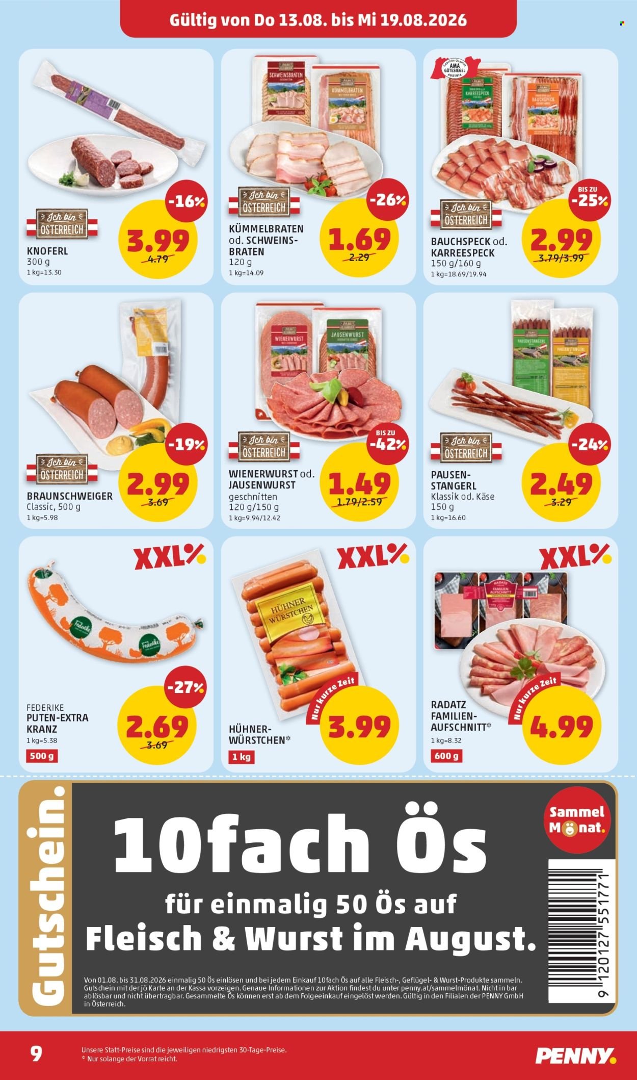 PENNY Flugblatt - Ab Donnerstag, 13.8.2026