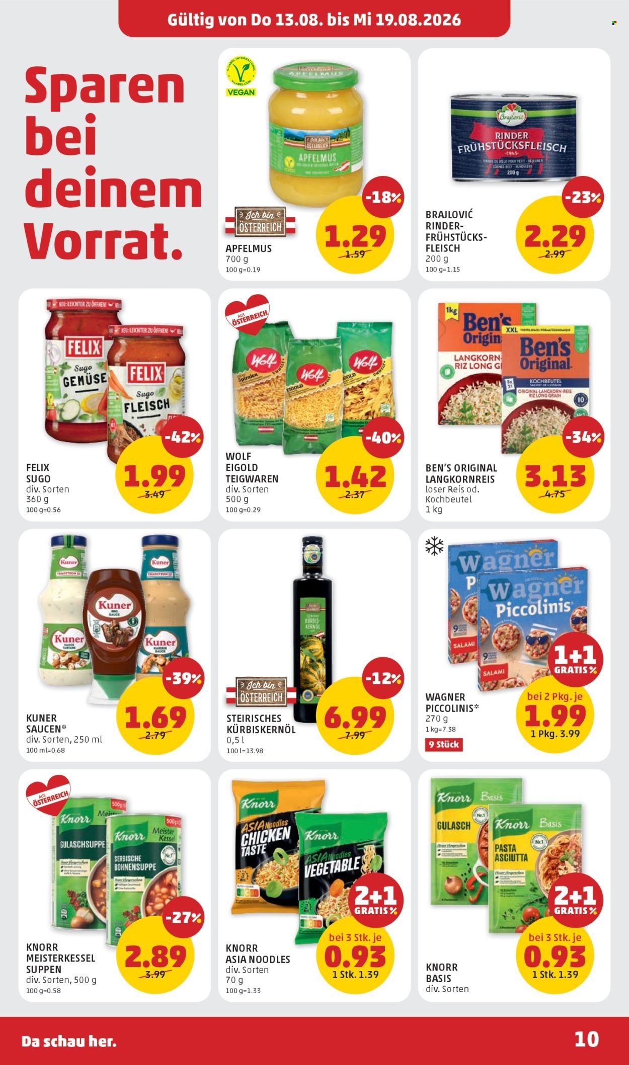 PENNY Flugblatt - Ab Donnerstag, 13.8.2026