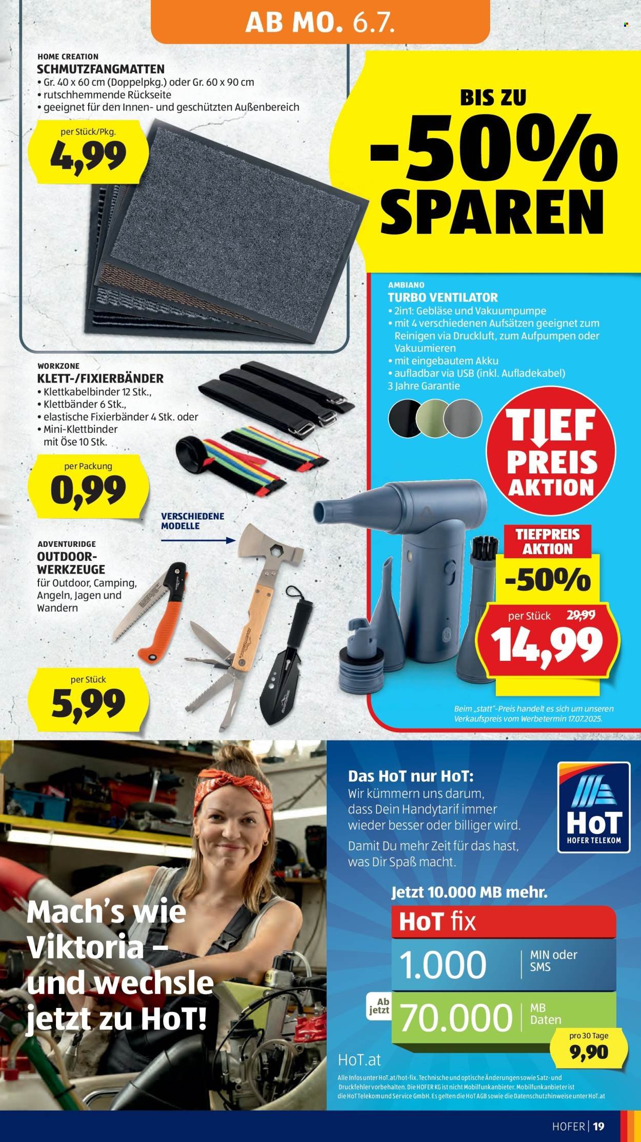 HOFER Flugblatt - Ab Freitag, 3.7.2026