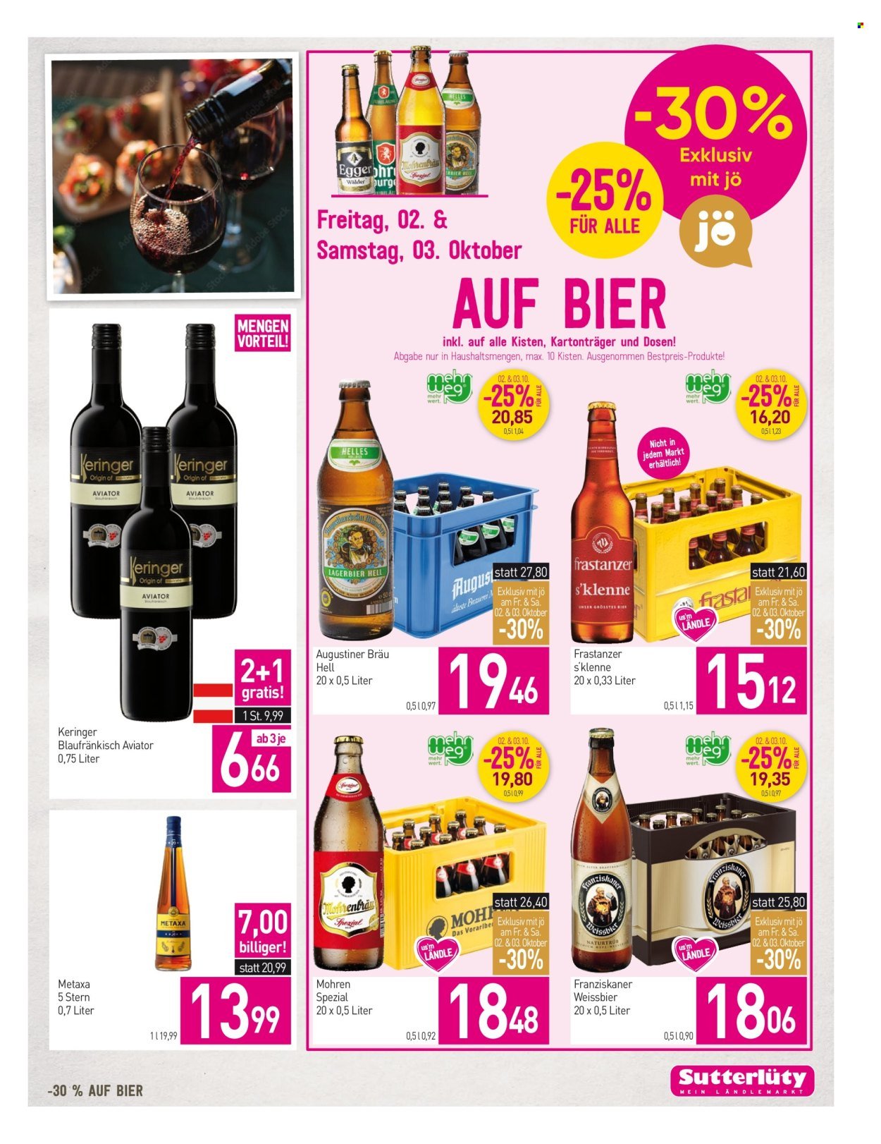 SUTTERLÜTY Flugblatt - Ab Donnerstag, 1.10.2026