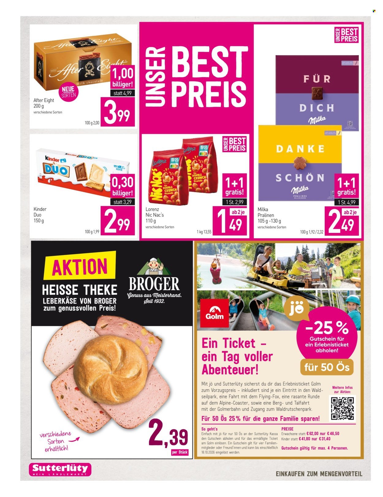 SUTTERLÜTY Flugblatt - Ab Donnerstag, 1.10.2026