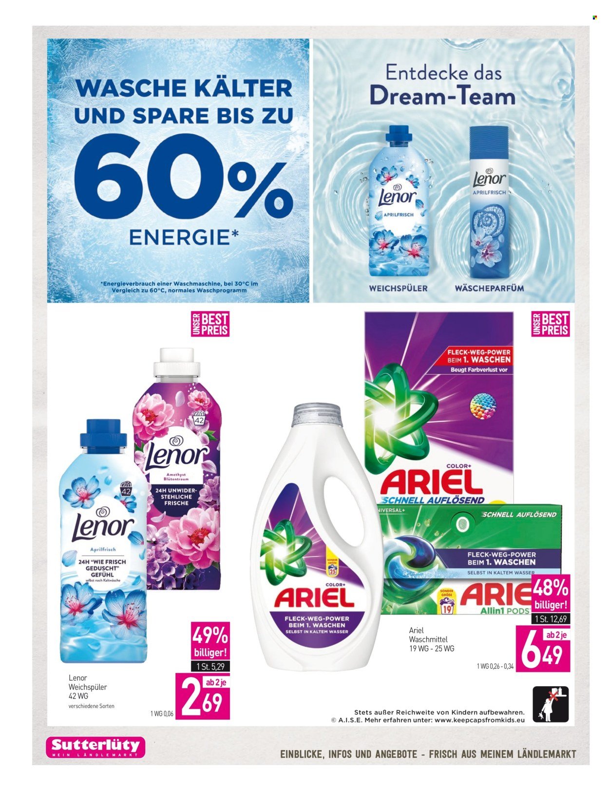 SUTTERLÜTY Flugblatt - Ab Donnerstag, 1.10.2026