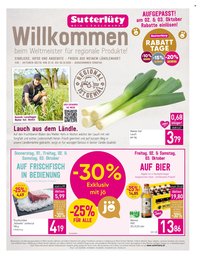 SUTTERLÜTY Flugblatt - Ab Donnerstag, 1.10.2026