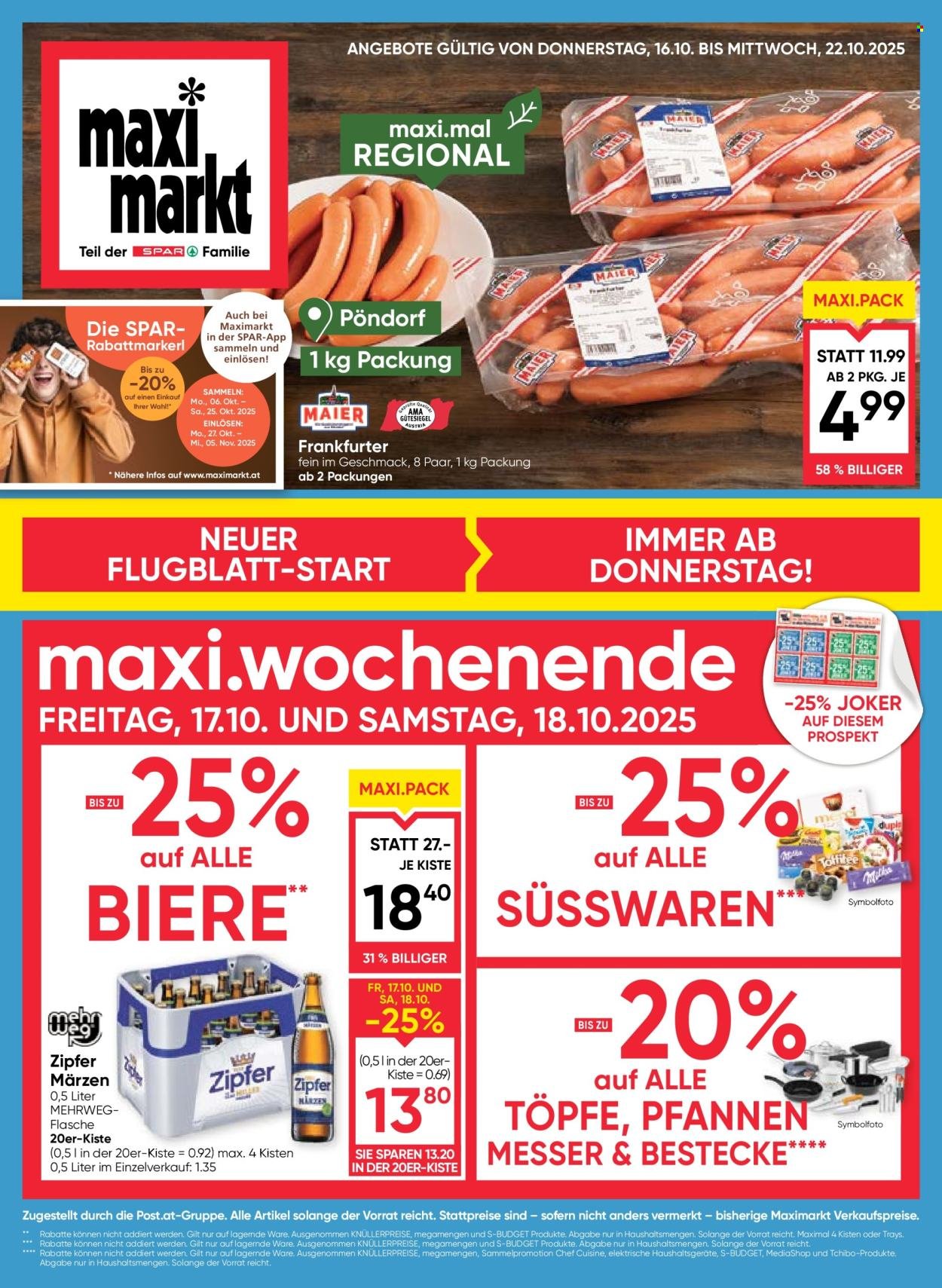 MAXIMARKT Flugblatt - Ab Donnerstag, 16.10.2025 (2025-10-16 - 2025-10-22) | 1
