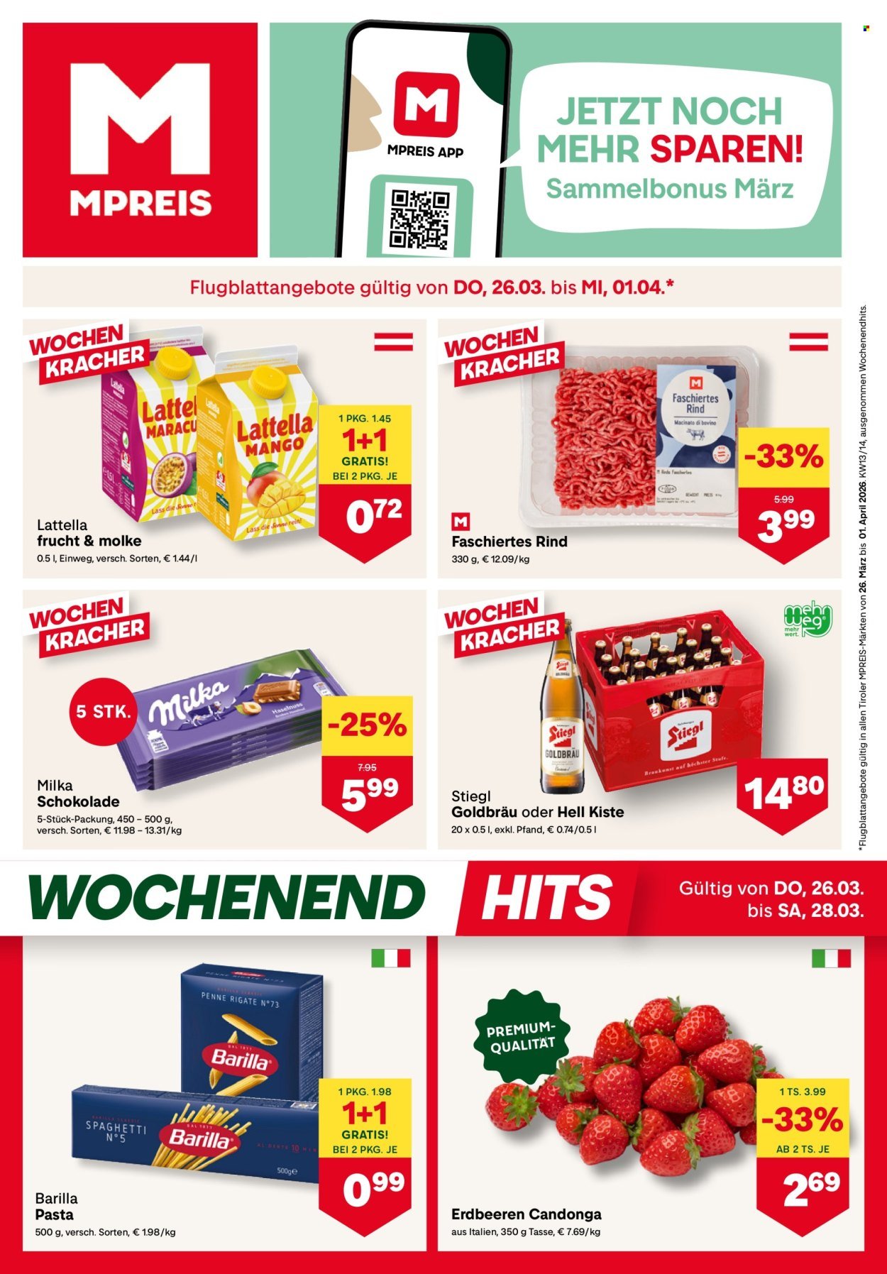 MPREIS Flugblatt - Ab Donnerstag, 26.3.2026