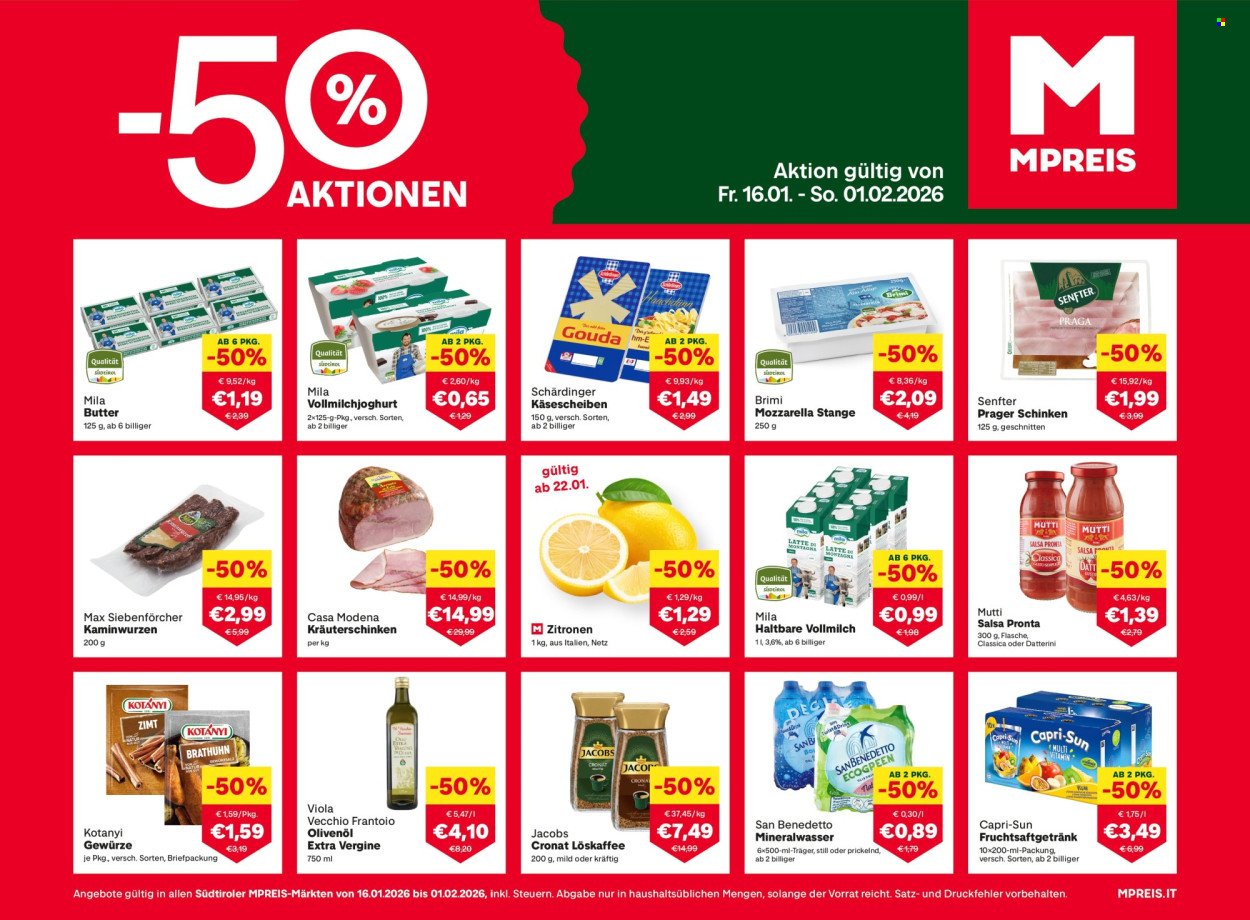 MPREIS Flugblatt - Ab Freitag, 16.1.2026