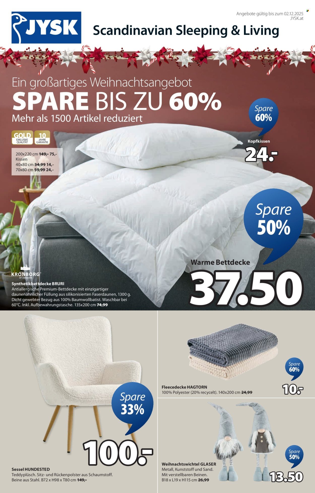 JYSK Flugblatt - Großartige Angebote (2025-10-28 - 2025-12-02) | 1