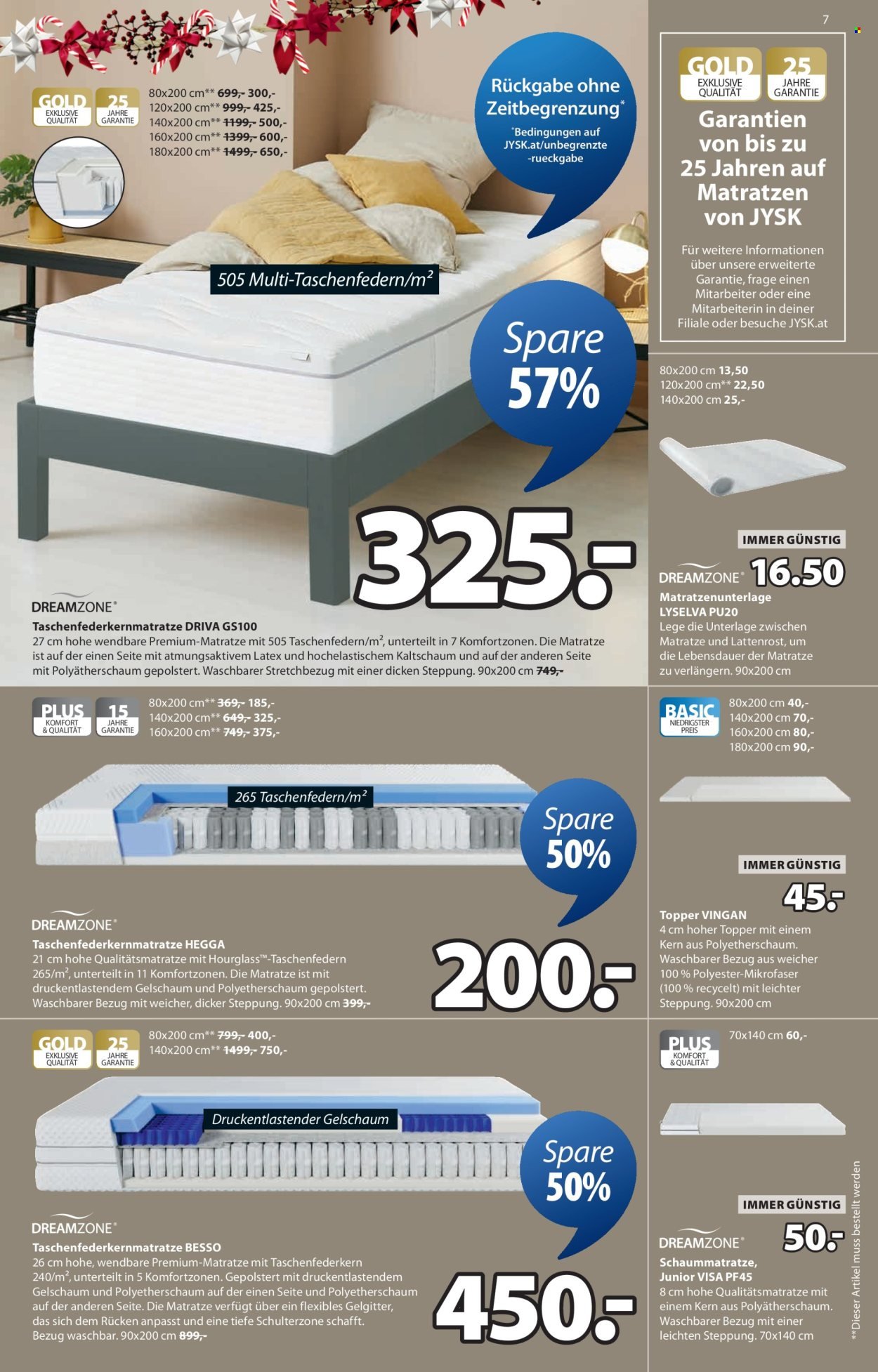 JYSK Flugblatt - Großartige Angebote (2025-10-28 - 2025-12-02) | 7