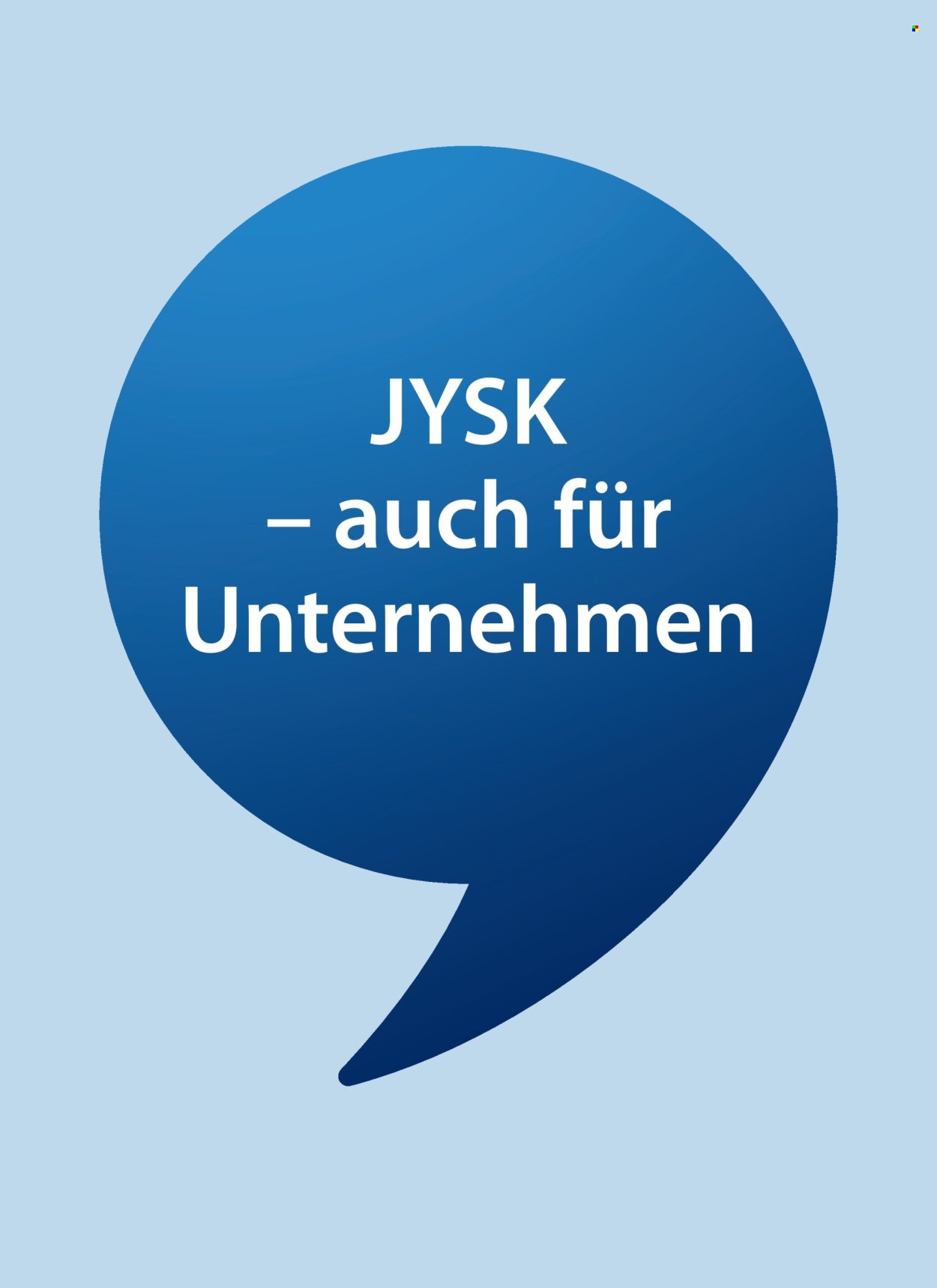 JYSK Flugblatt - Ab Mittwoch, 23.9.2026
