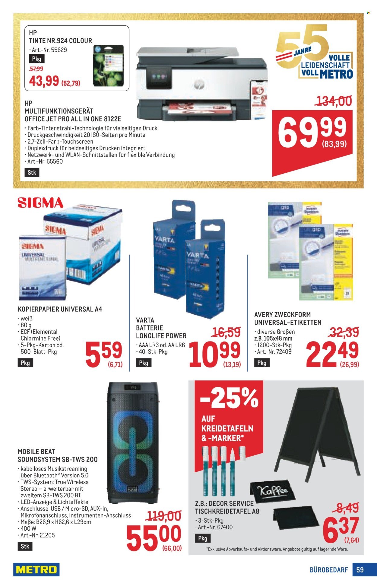 METRO Flugblatt - Profi
