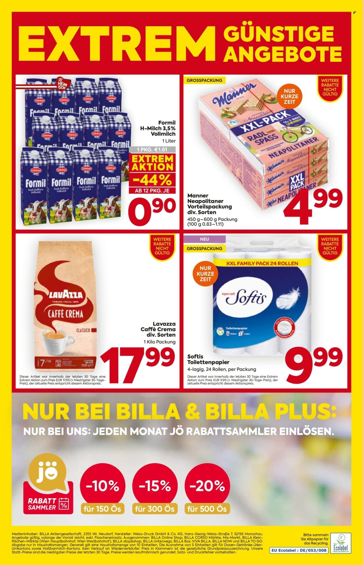 BILLA Flugblatt - Ab Donnerstag, 13.8.2026