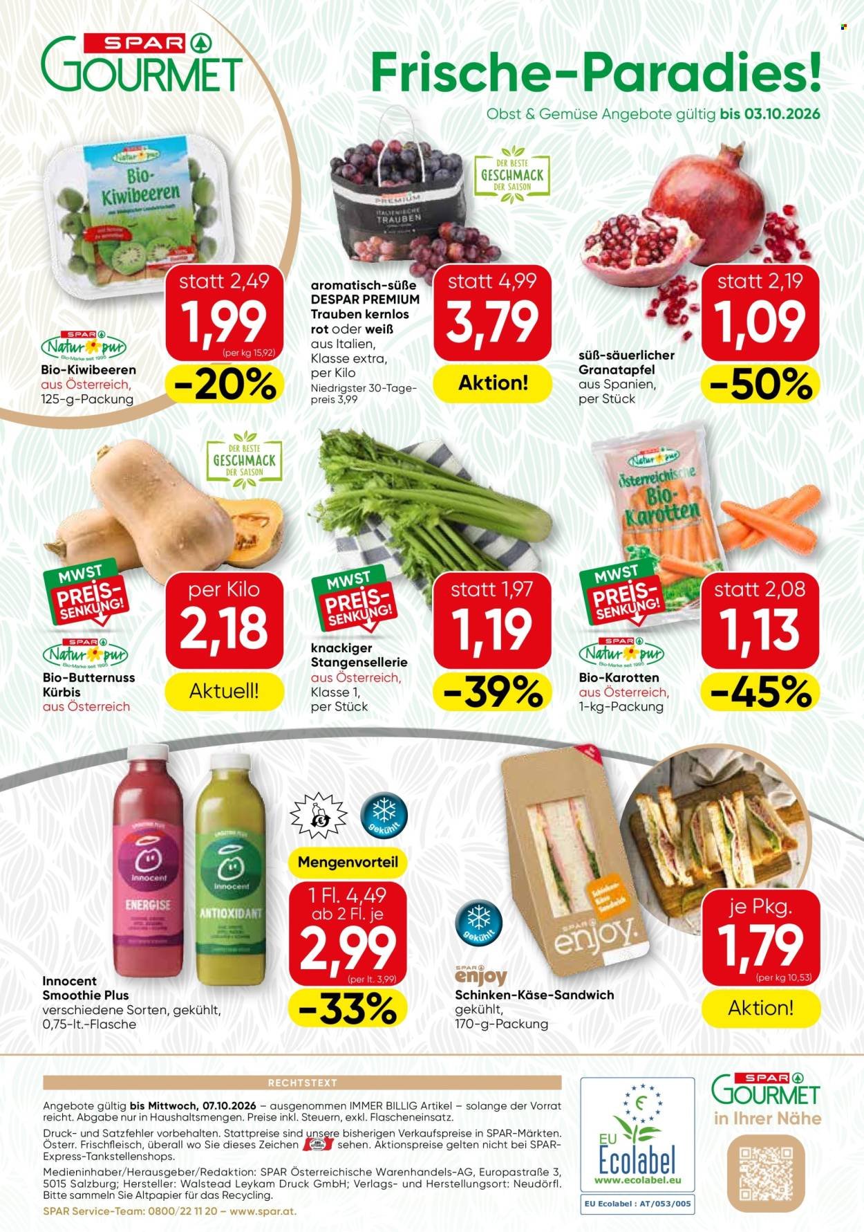 SPAR Flugblatt - Gourmet