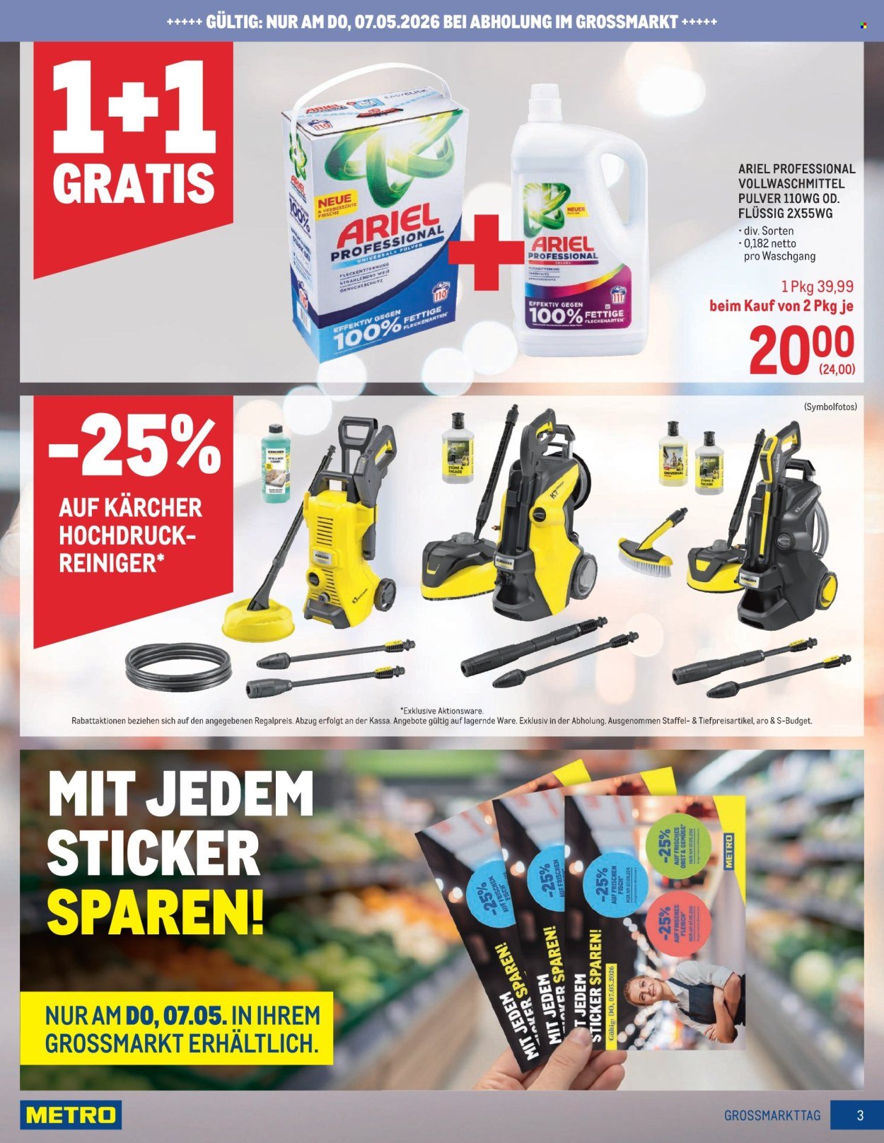 METRO Flugblatt - Grossmarkttag
