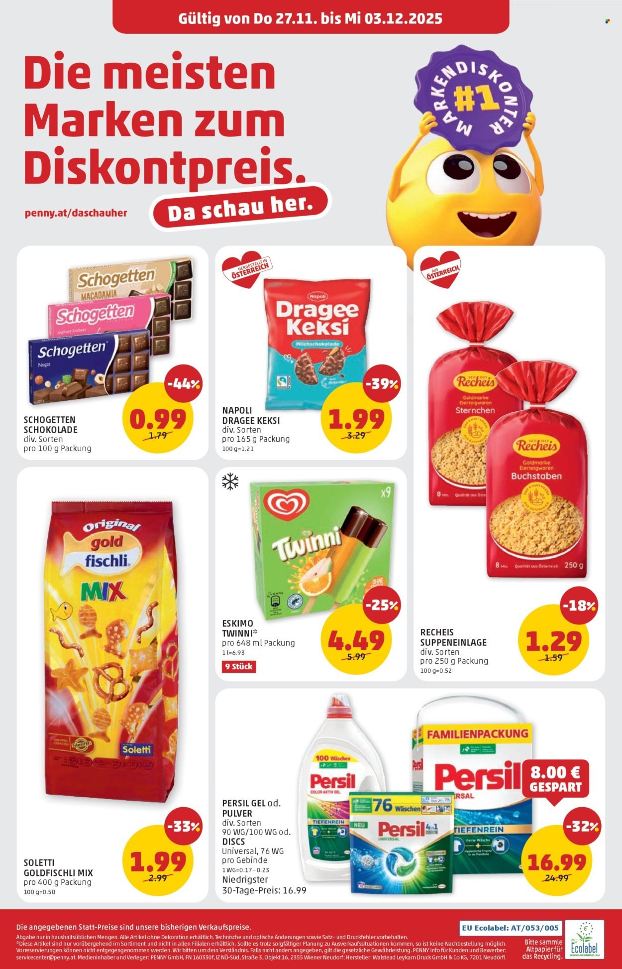 PENNY Flugblatt - Ab Donnerstag, 27.11.2025