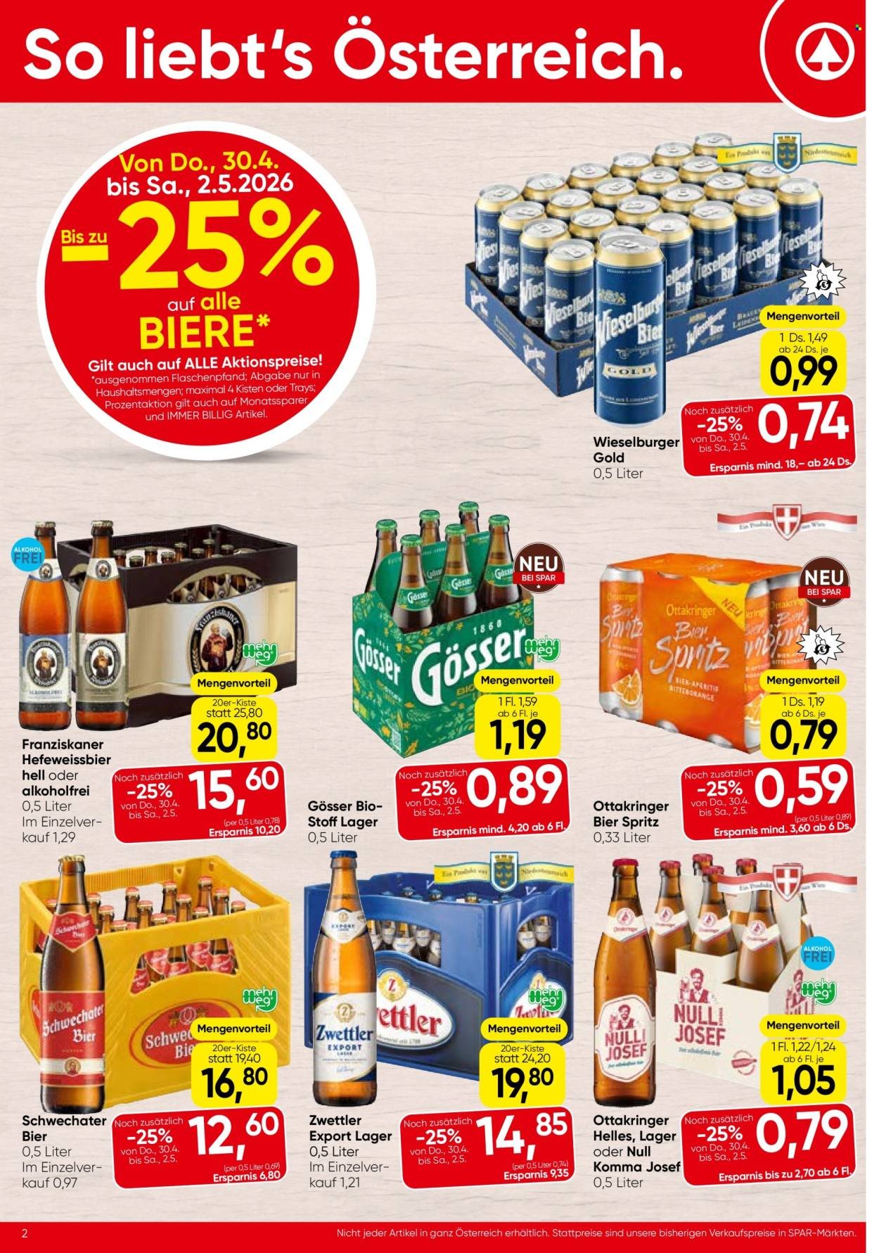 EUROSPAR Flugblatt - Ab Donnerstag, 30.4.2026