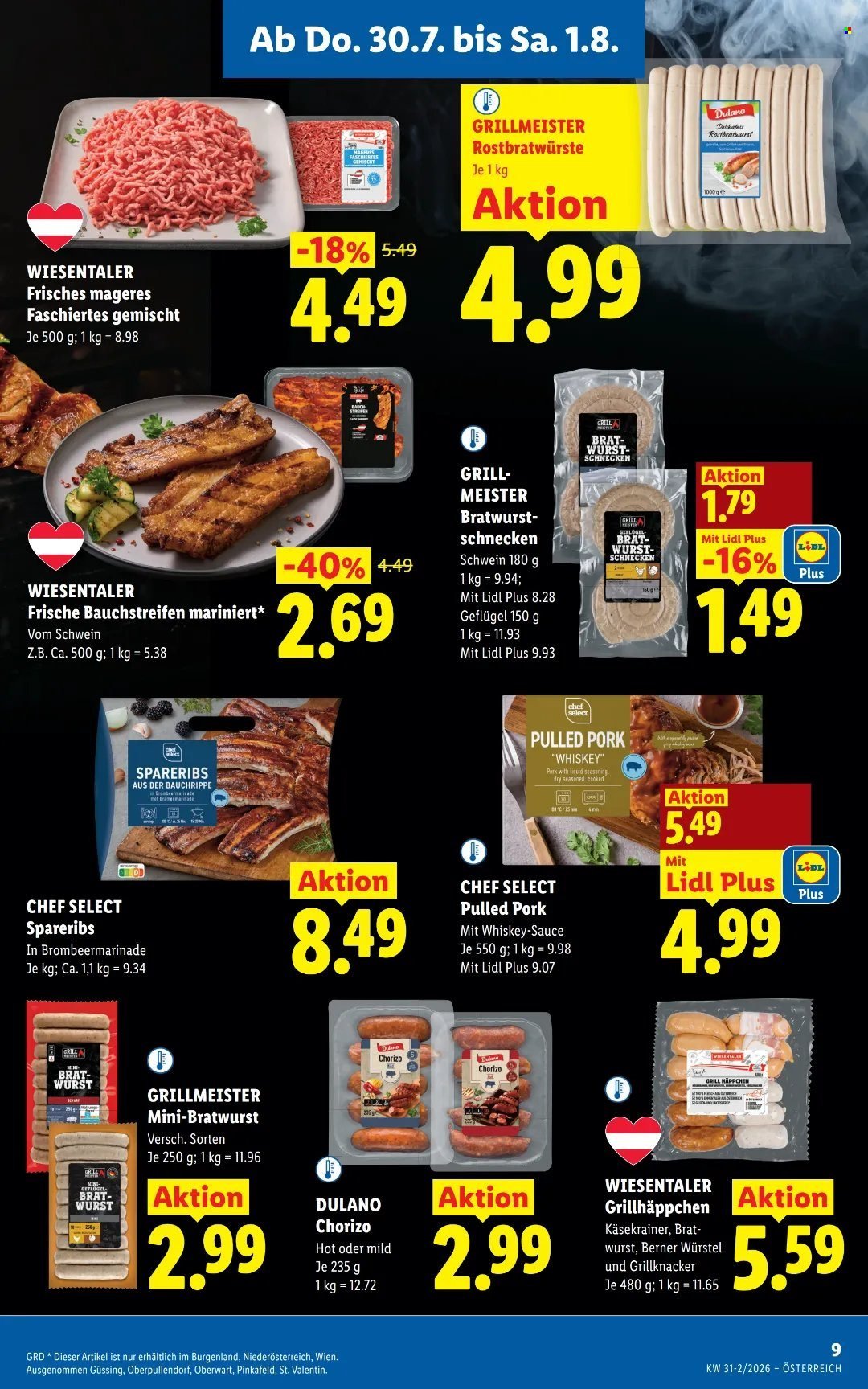LIDL Flugblatt - Ab Donnerstag, 30.7.2026