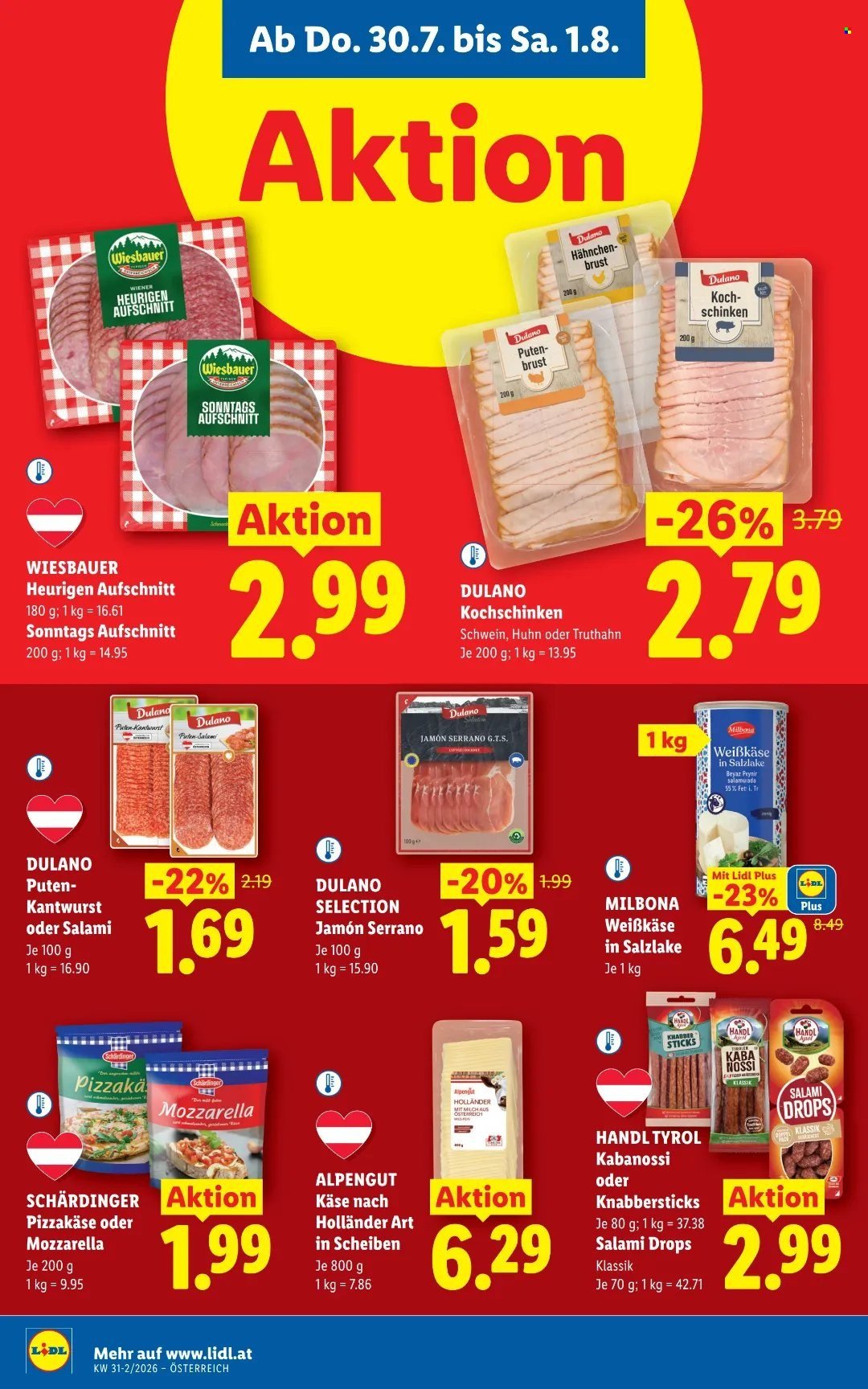 LIDL Flugblatt - Ab Donnerstag, 30.7.2026