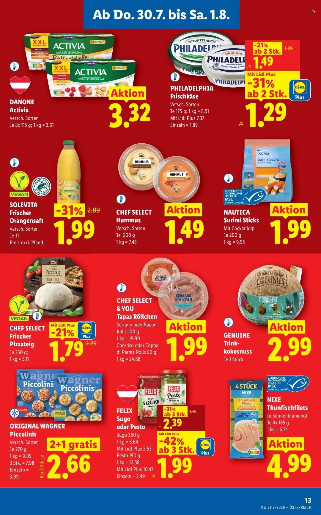 LIDL Flugblatt - Ab Donnerstag, 30.7.2026