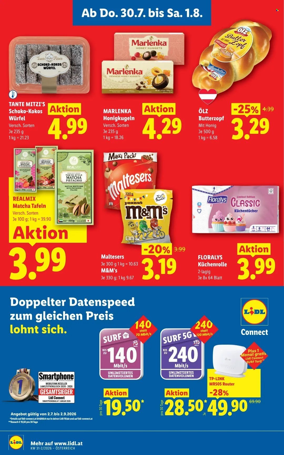 LIDL Flugblatt - Ab Donnerstag, 30.7.2026