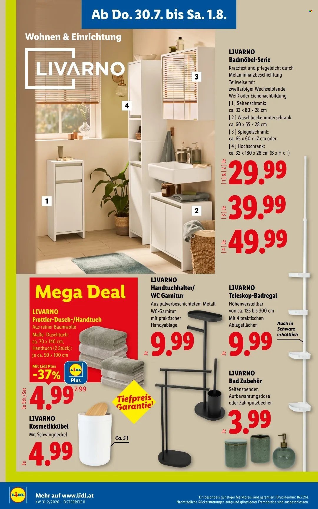 LIDL Flugblatt - Ab Donnerstag, 30.7.2026