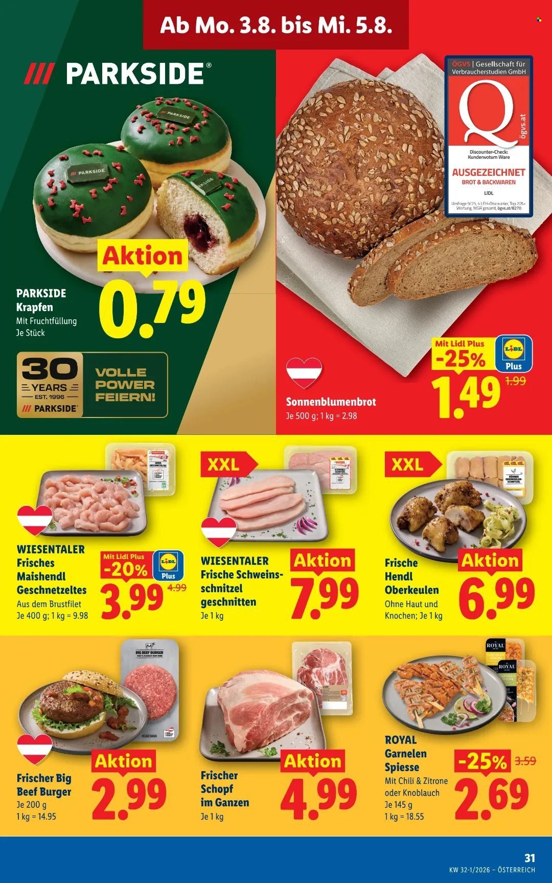 LIDL Flugblatt - Ab Donnerstag, 30.7.2026