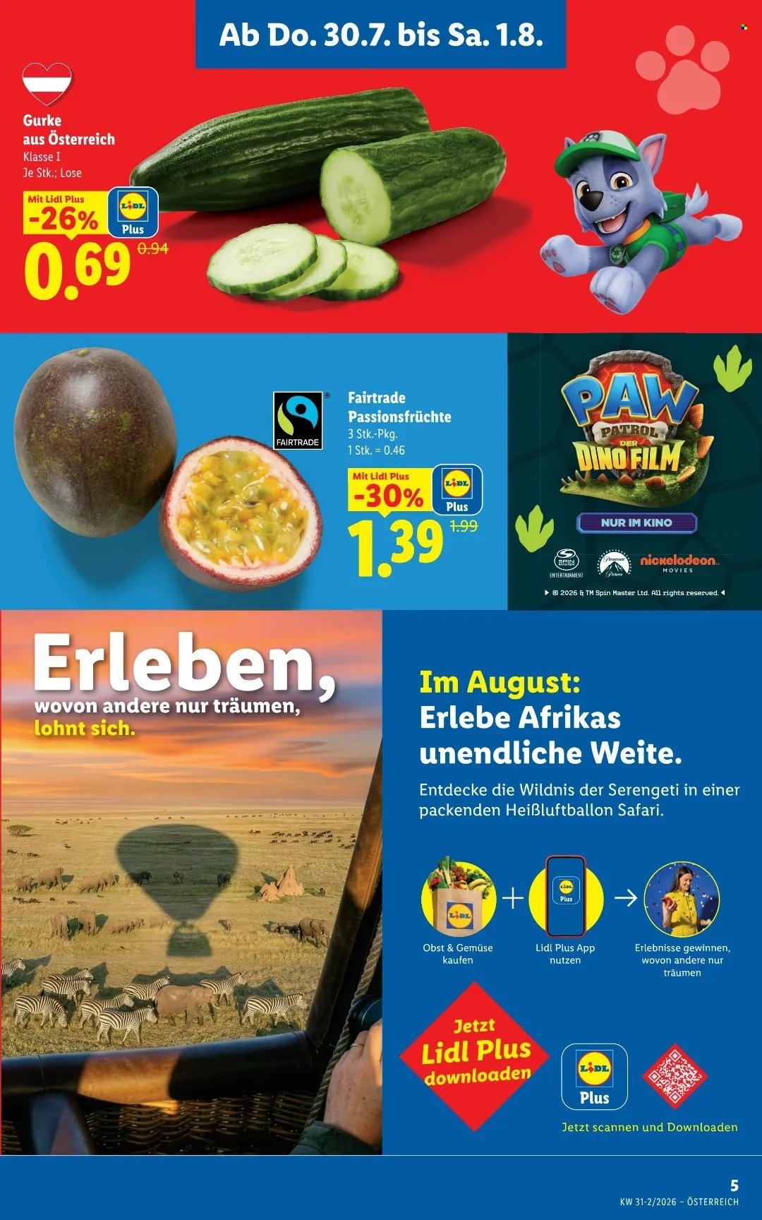 LIDL Flugblatt - Ab Donnerstag, 30.7.2026