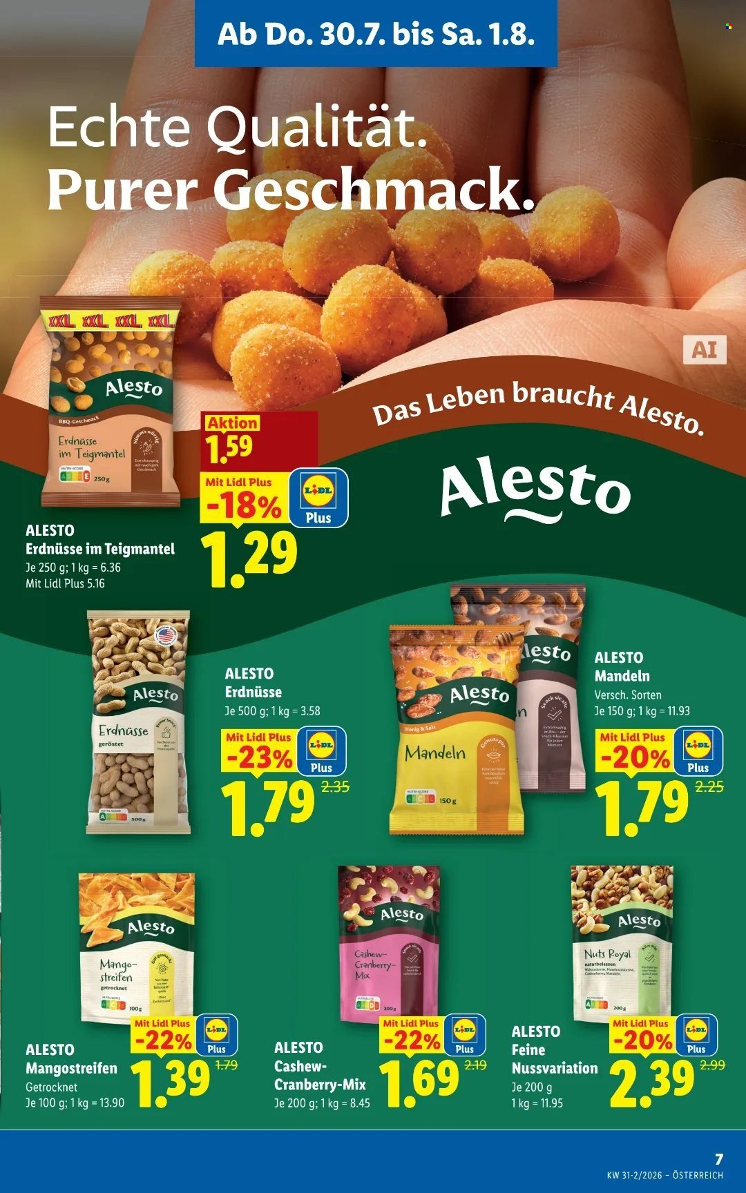LIDL Flugblatt - Ab Donnerstag, 30.7.2026