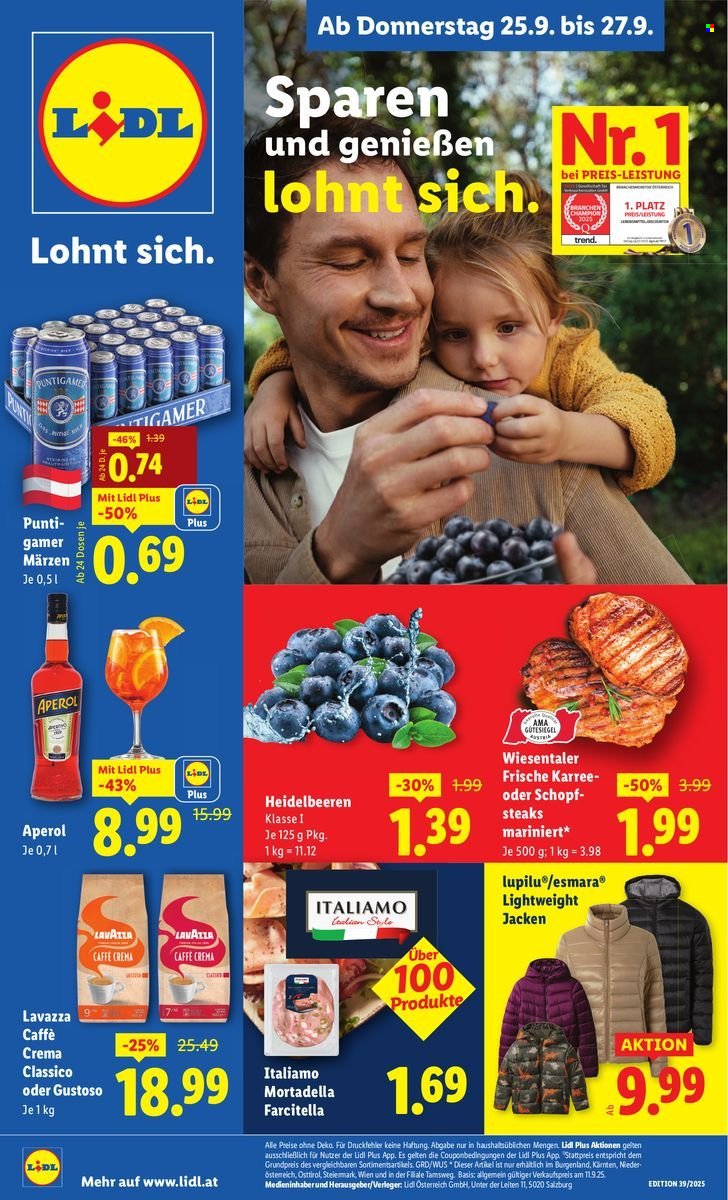 LIDL Flugblatt - Ab Donnerstag, 25.9.2025 (2025-09-25 - 2025-10-01) | 1