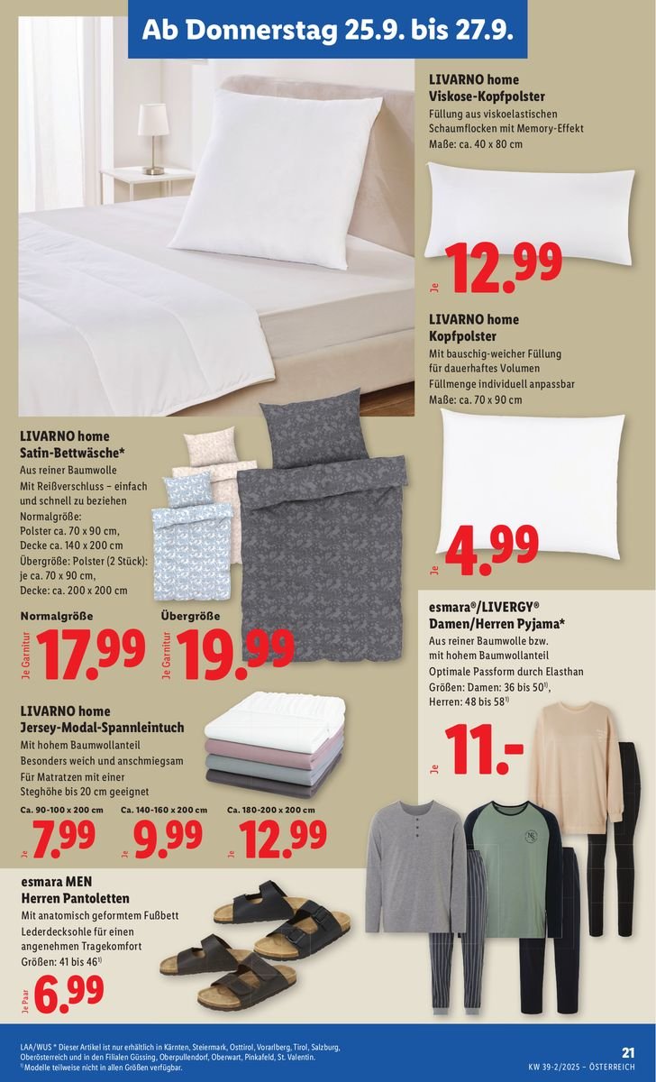LIDL Flugblatt - Ab Donnerstag, 25.9.2025 (2025-09-25 - 2025-10-01)