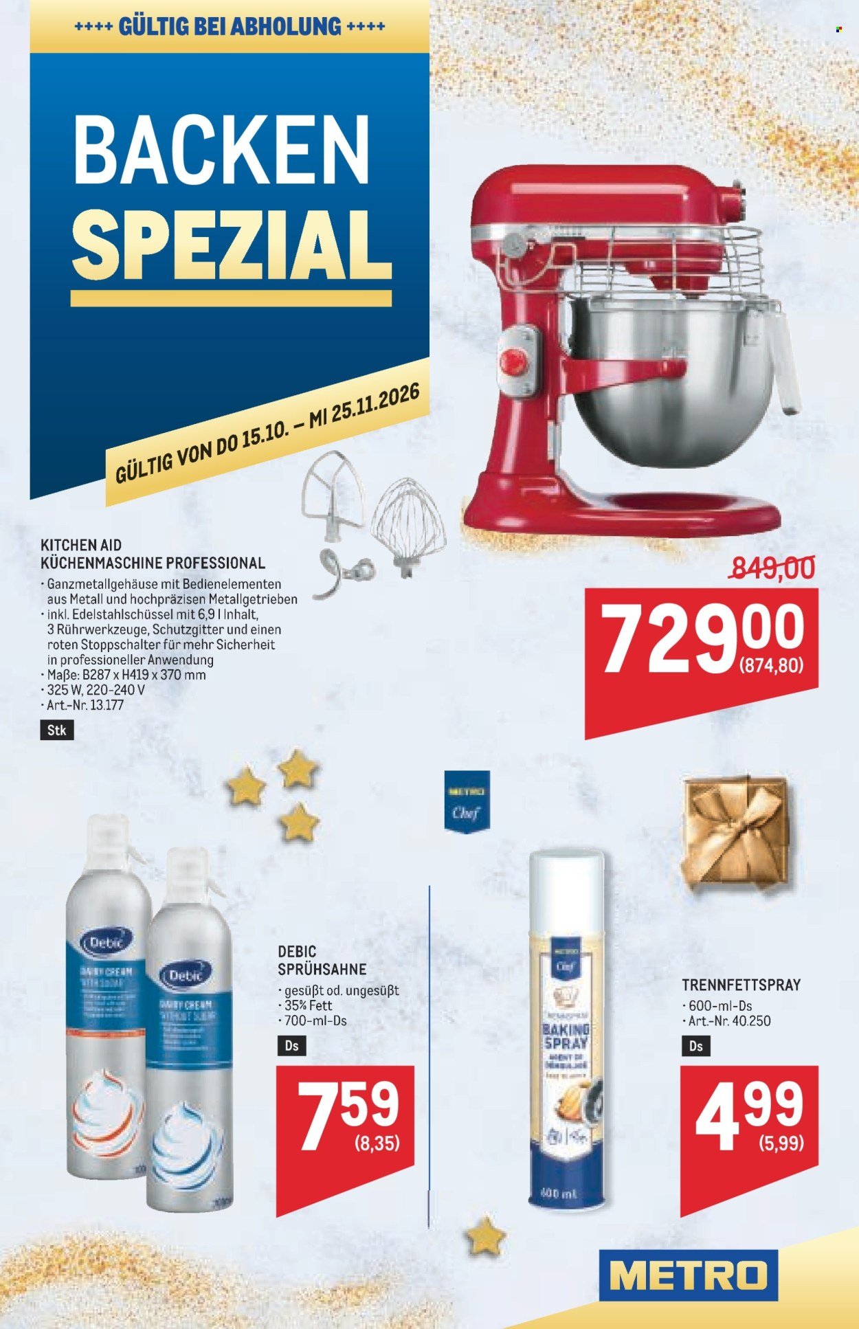 METRO Flugblatt - Backen Spezial