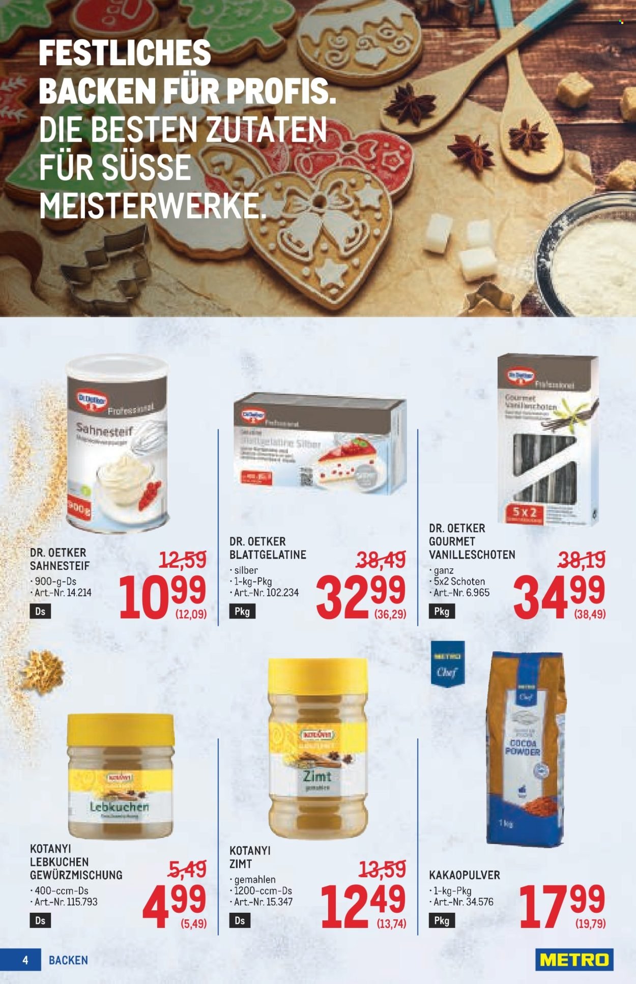 METRO Flugblatt - Backen Spezial
