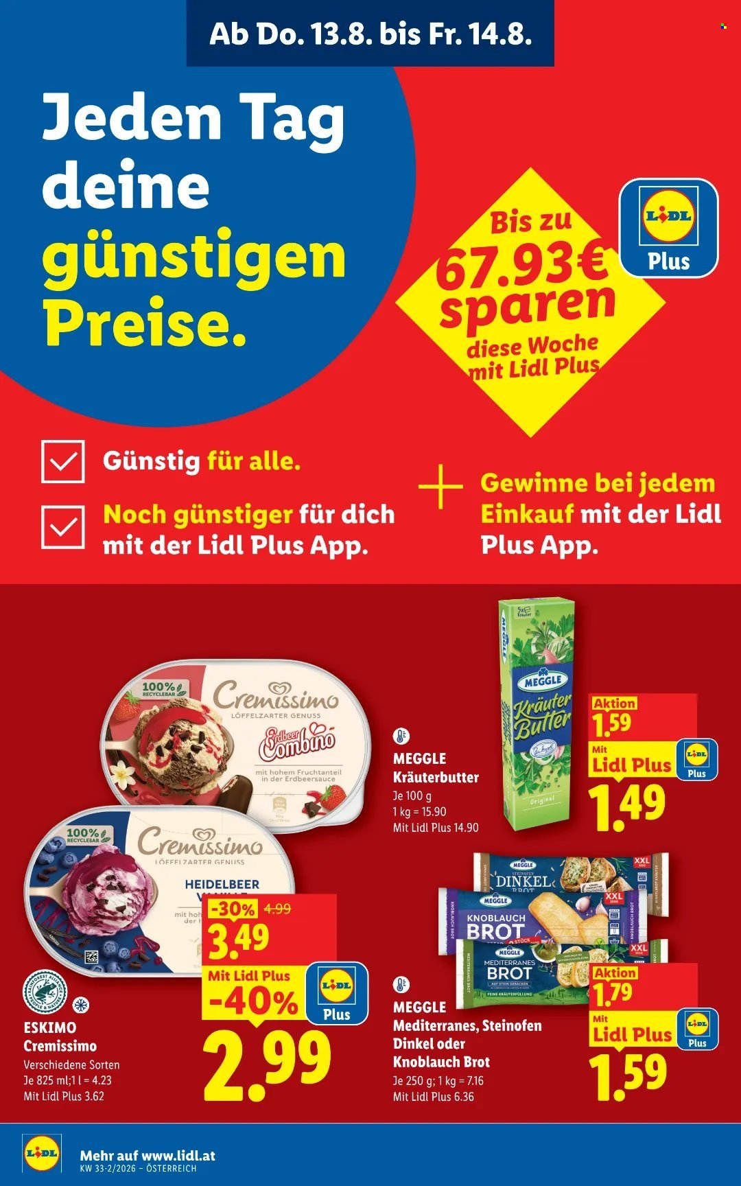 LIDL Flugblatt - Ab Donnerstag, 13.8.2026