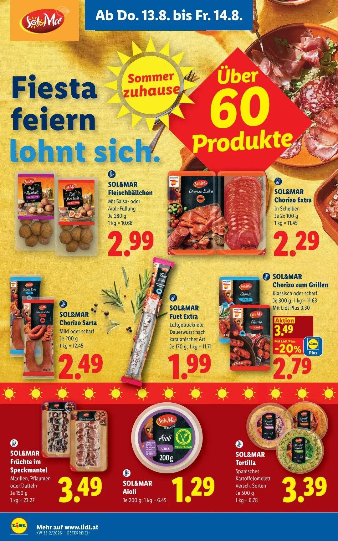LIDL Flugblatt - Ab Donnerstag, 13.8.2026