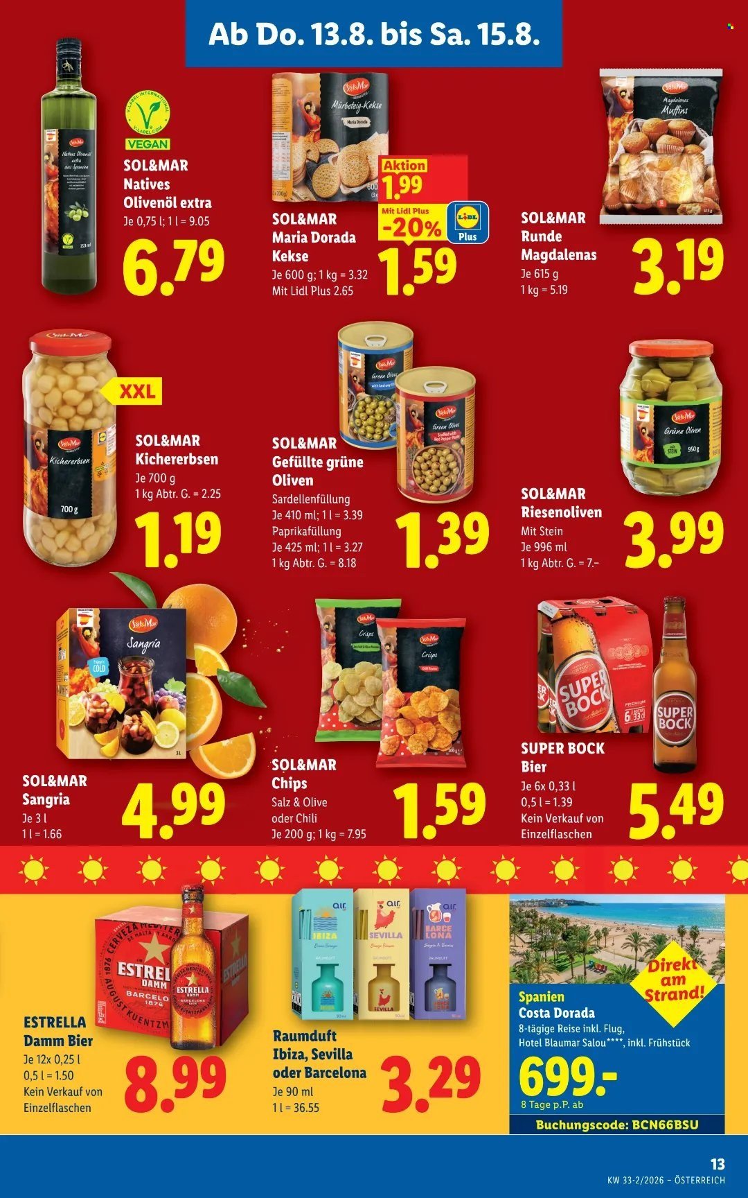 LIDL Flugblatt - Ab Donnerstag, 13.8.2026