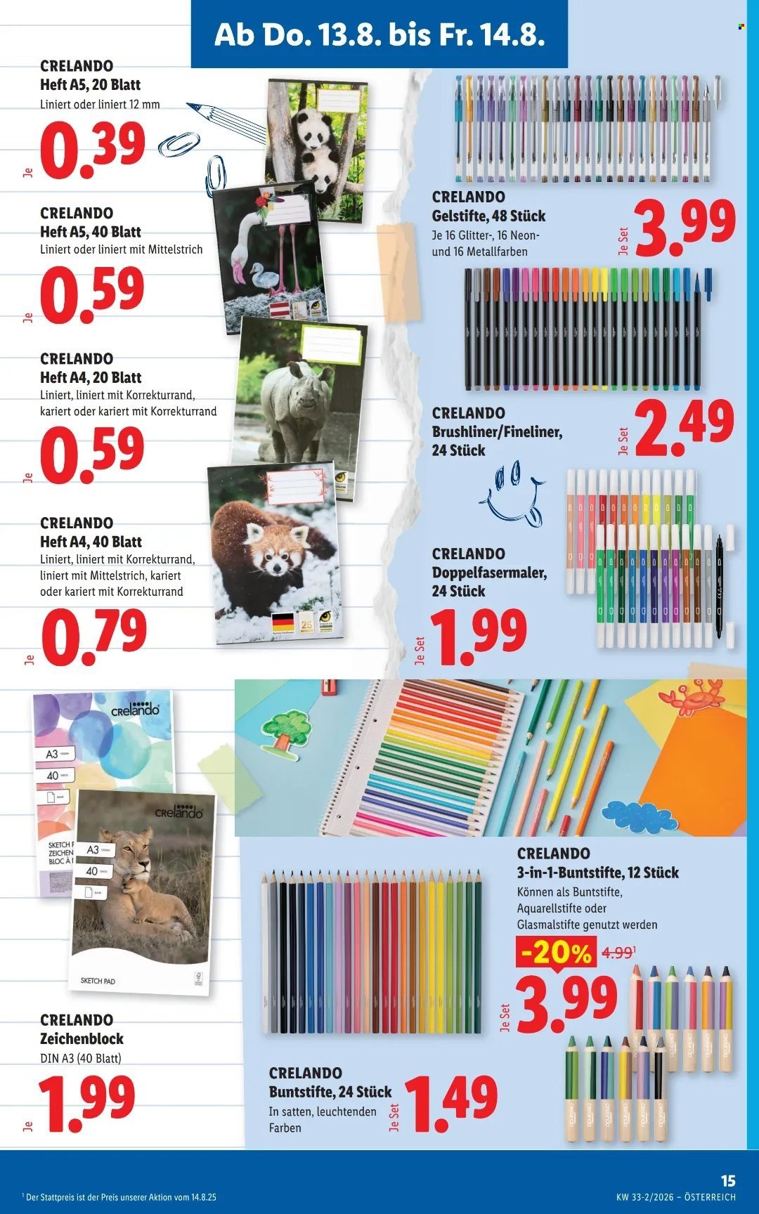 LIDL Flugblatt - Ab Donnerstag, 13.8.2026