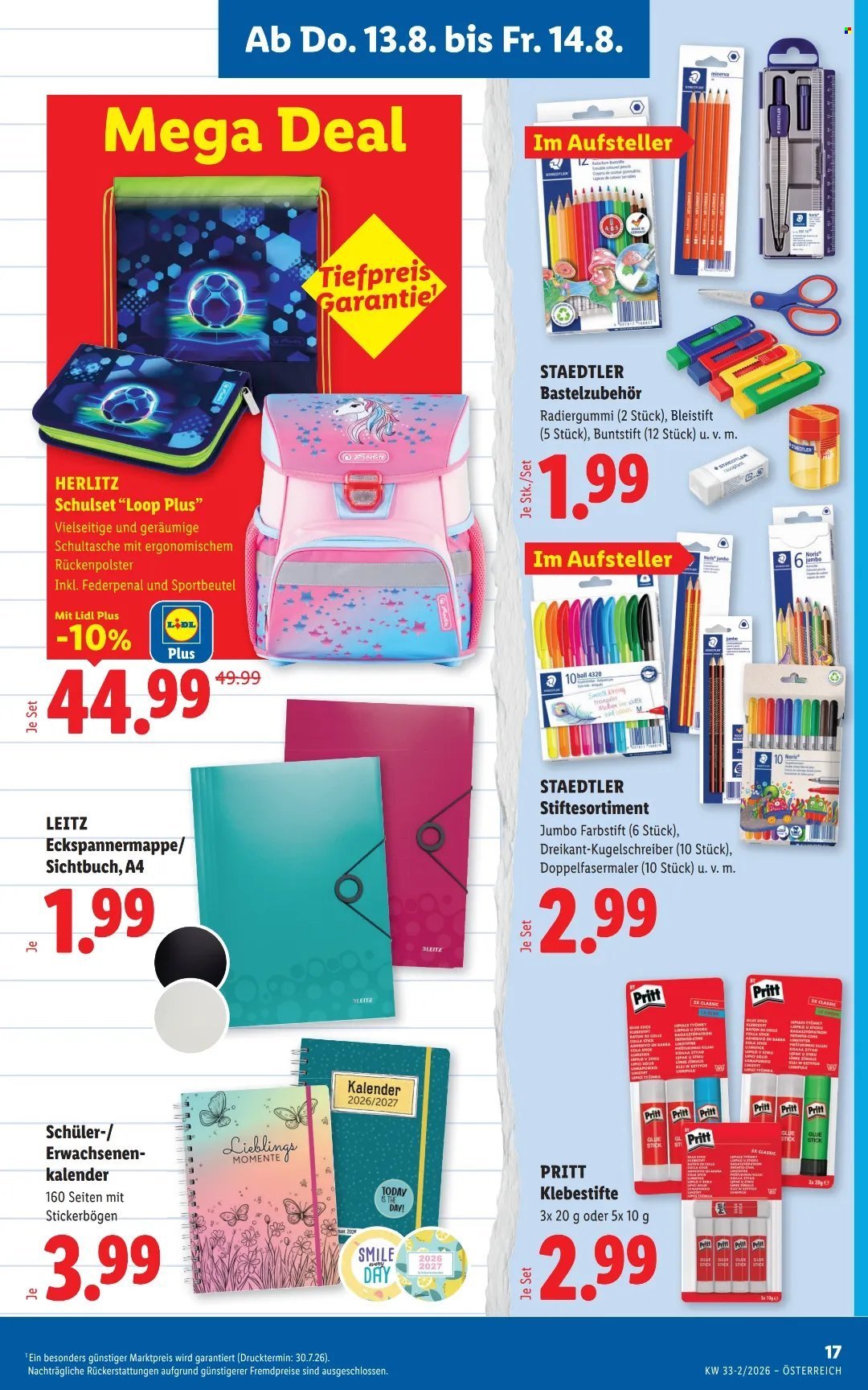 LIDL Flugblatt - Ab Donnerstag, 13.8.2026