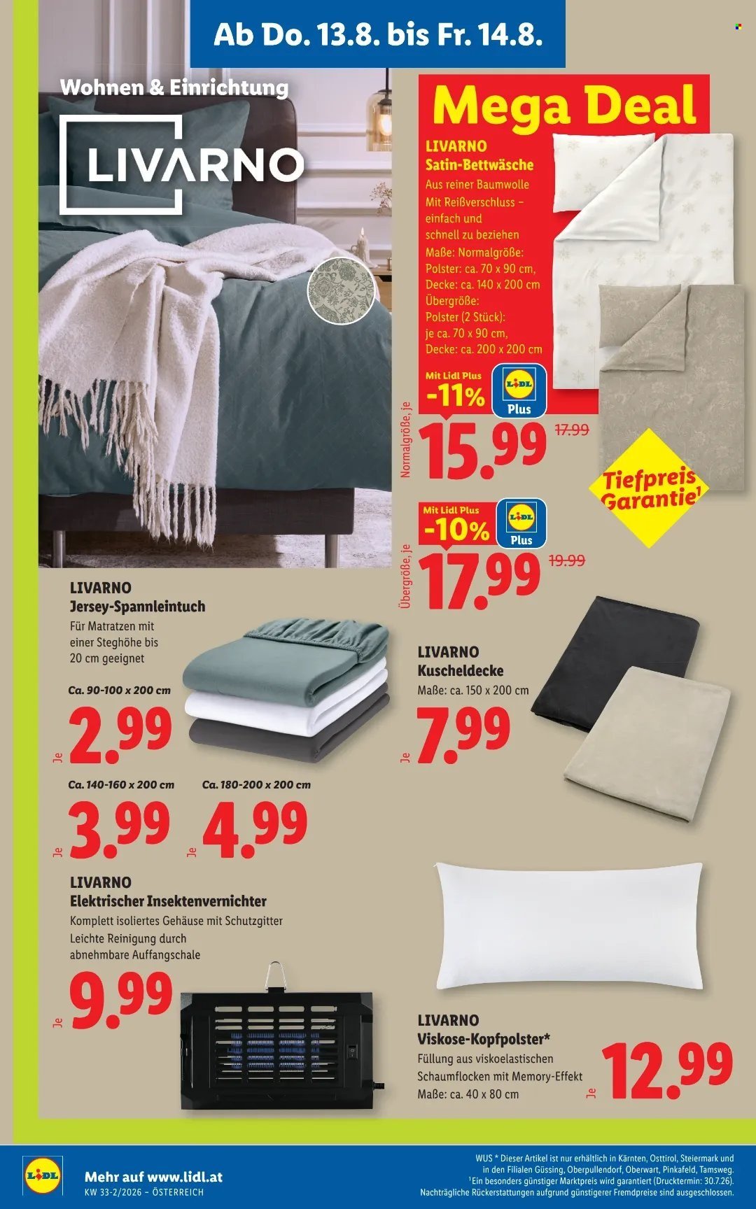 LIDL Flugblatt - Ab Donnerstag, 13.8.2026