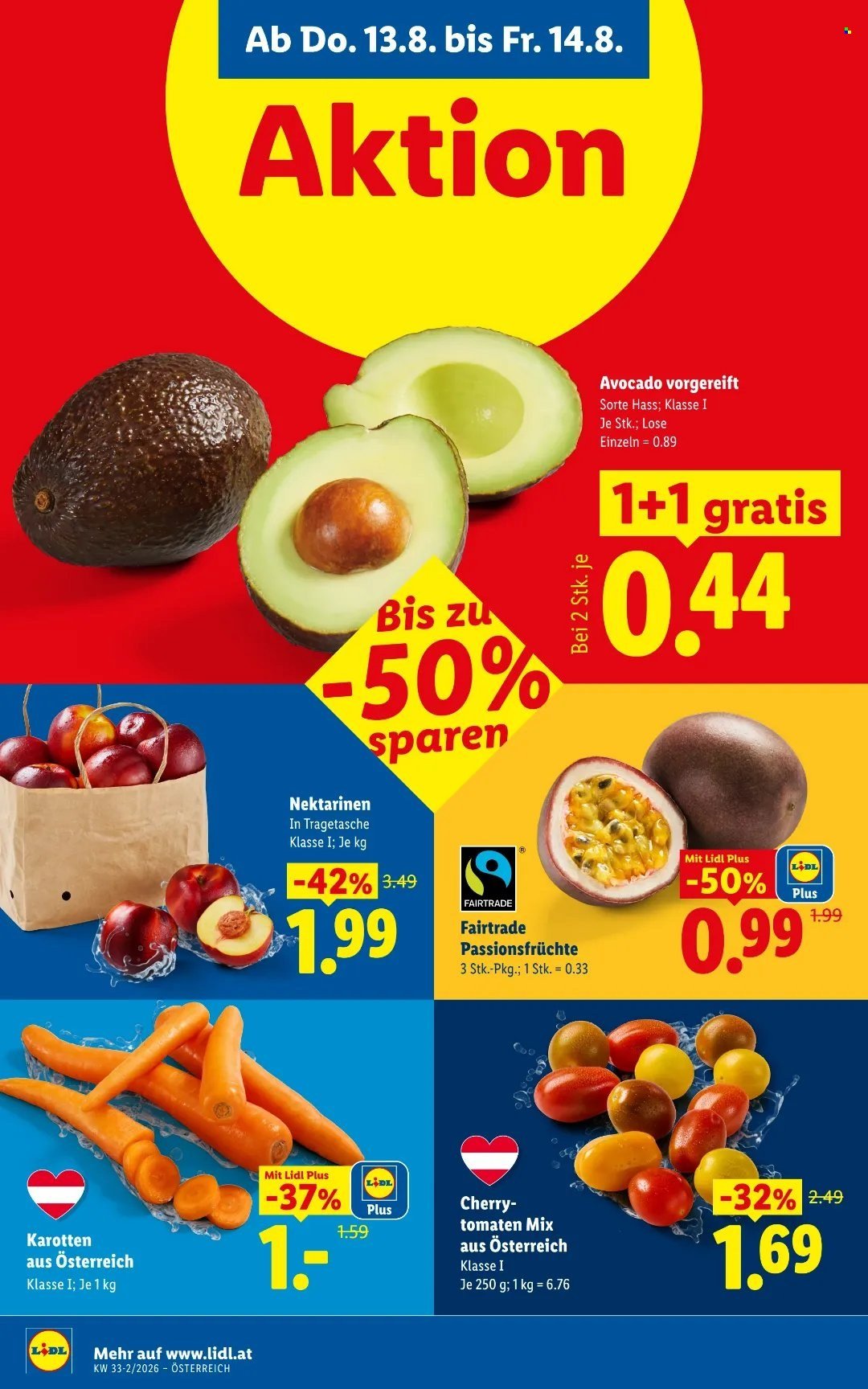 LIDL Flugblatt - Ab Donnerstag, 13.8.2026