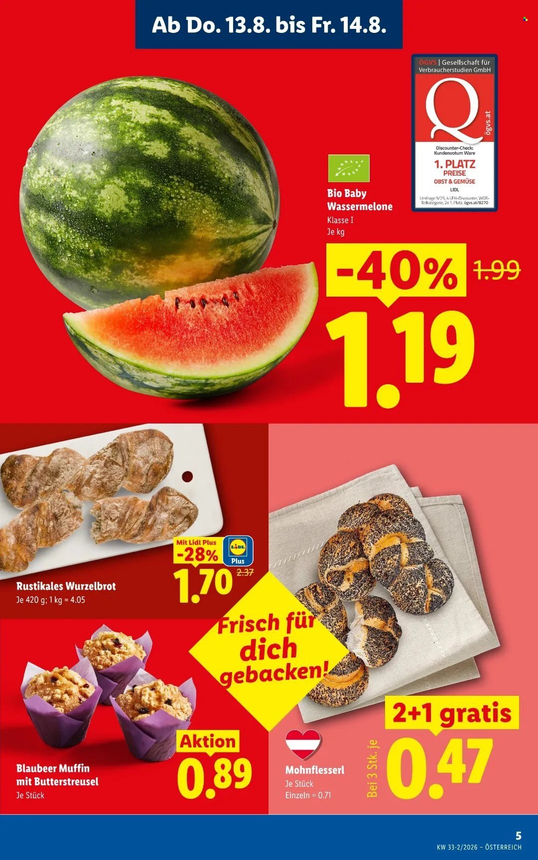 LIDL Flugblatt - Ab Donnerstag, 13.8.2026