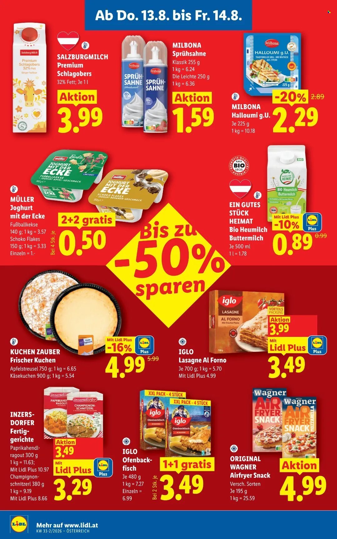 LIDL Flugblatt - Ab Donnerstag, 13.8.2026