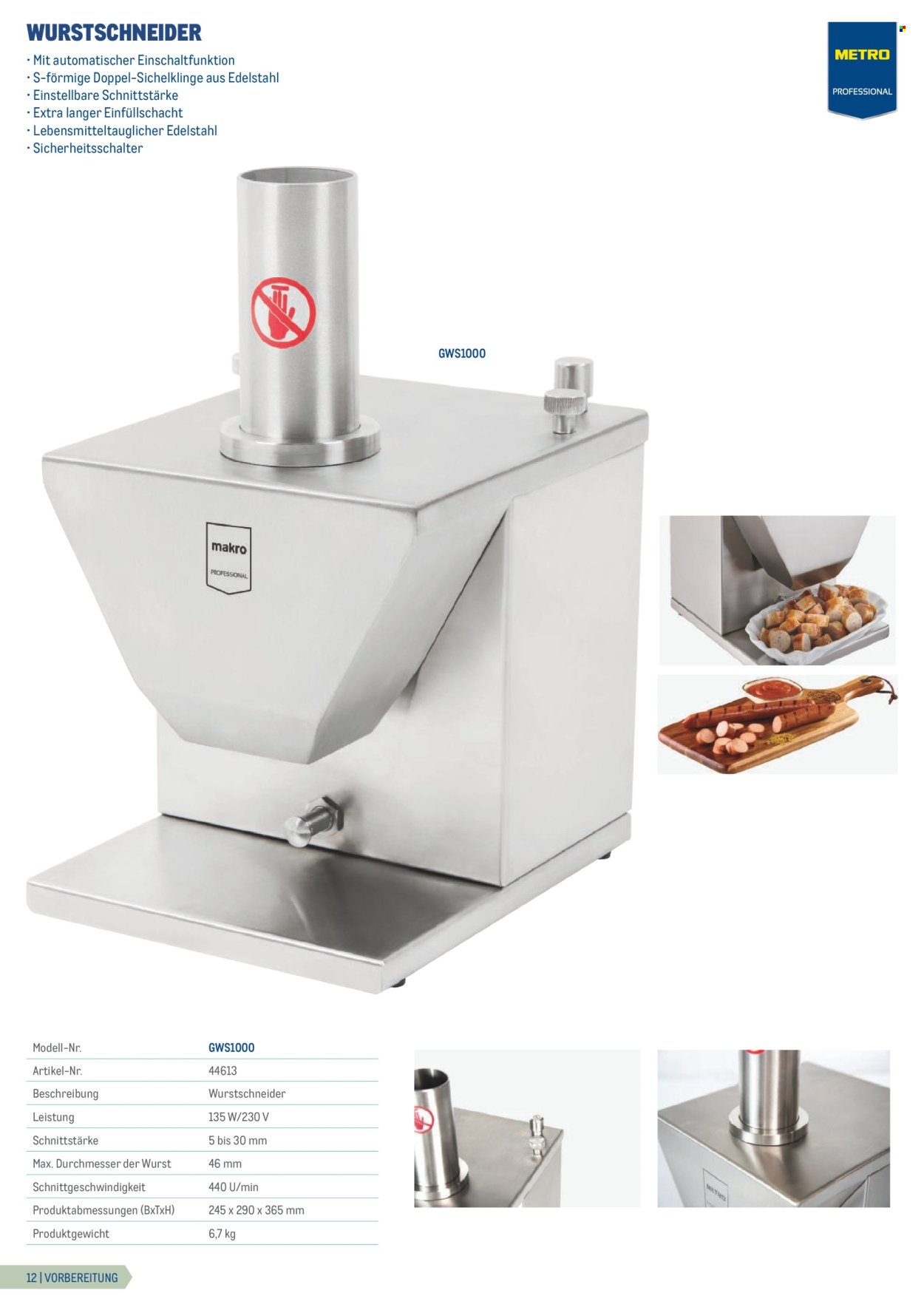 METRO Flugblatt - Gastrogeräte