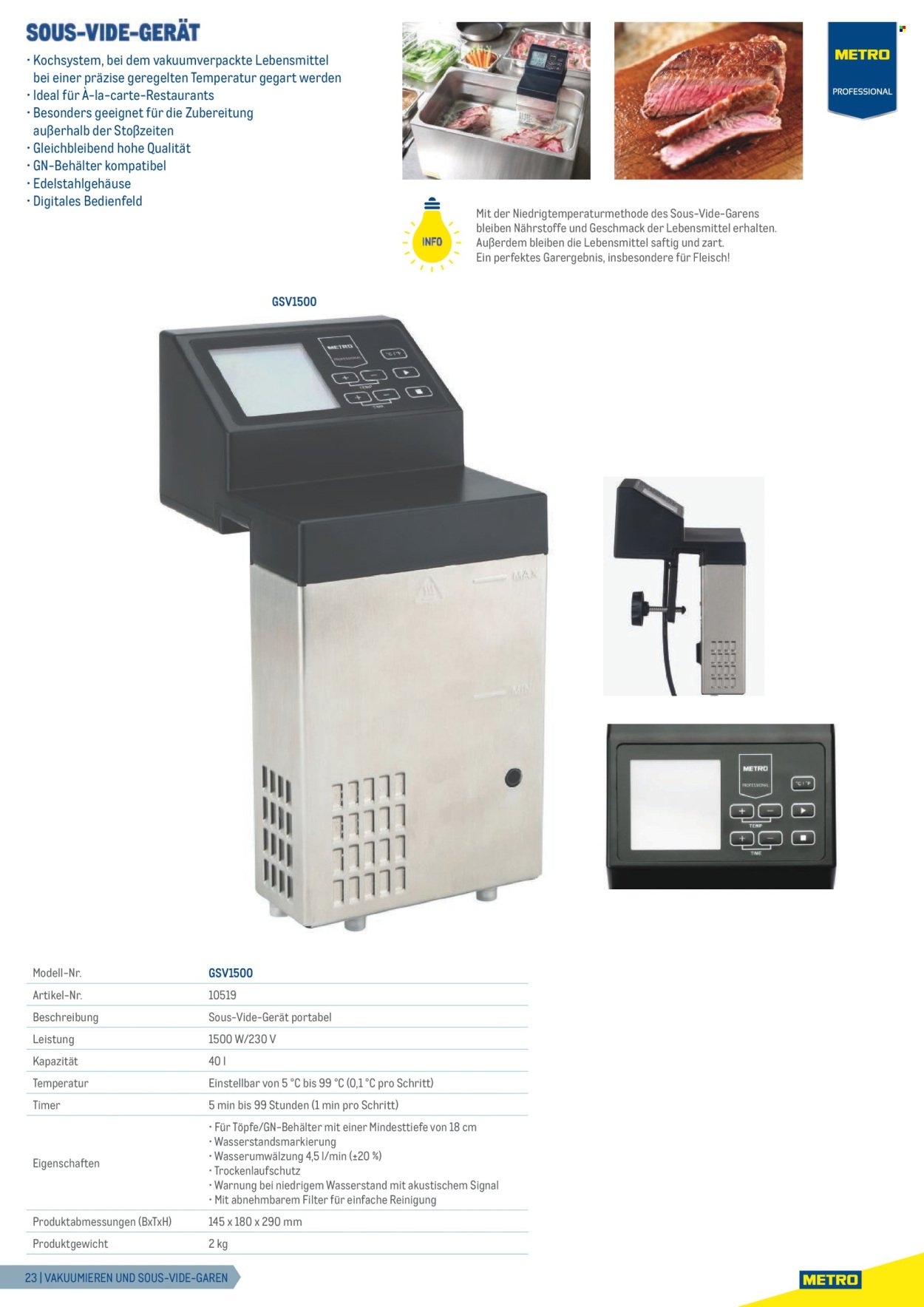 METRO Flugblatt - Gastrogeräte