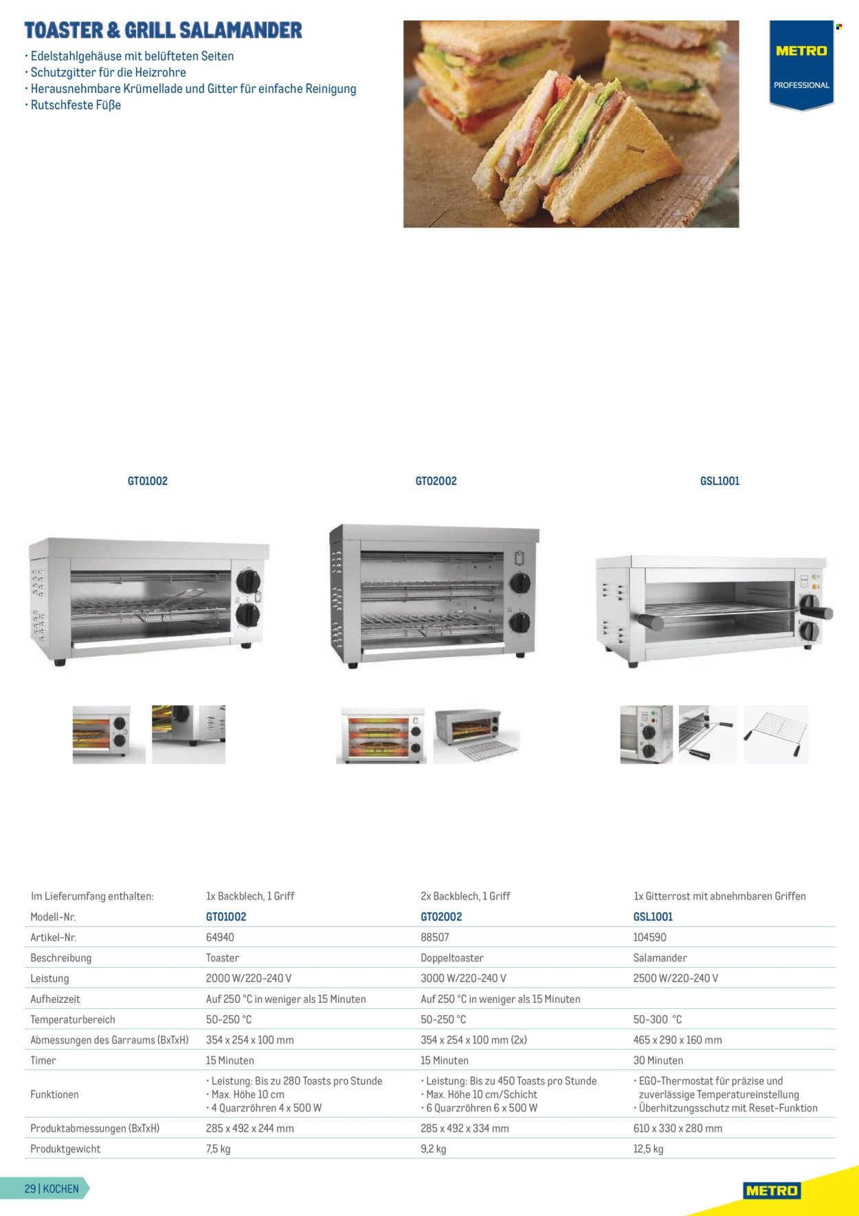 METRO Flugblatt - Gastrogeräte