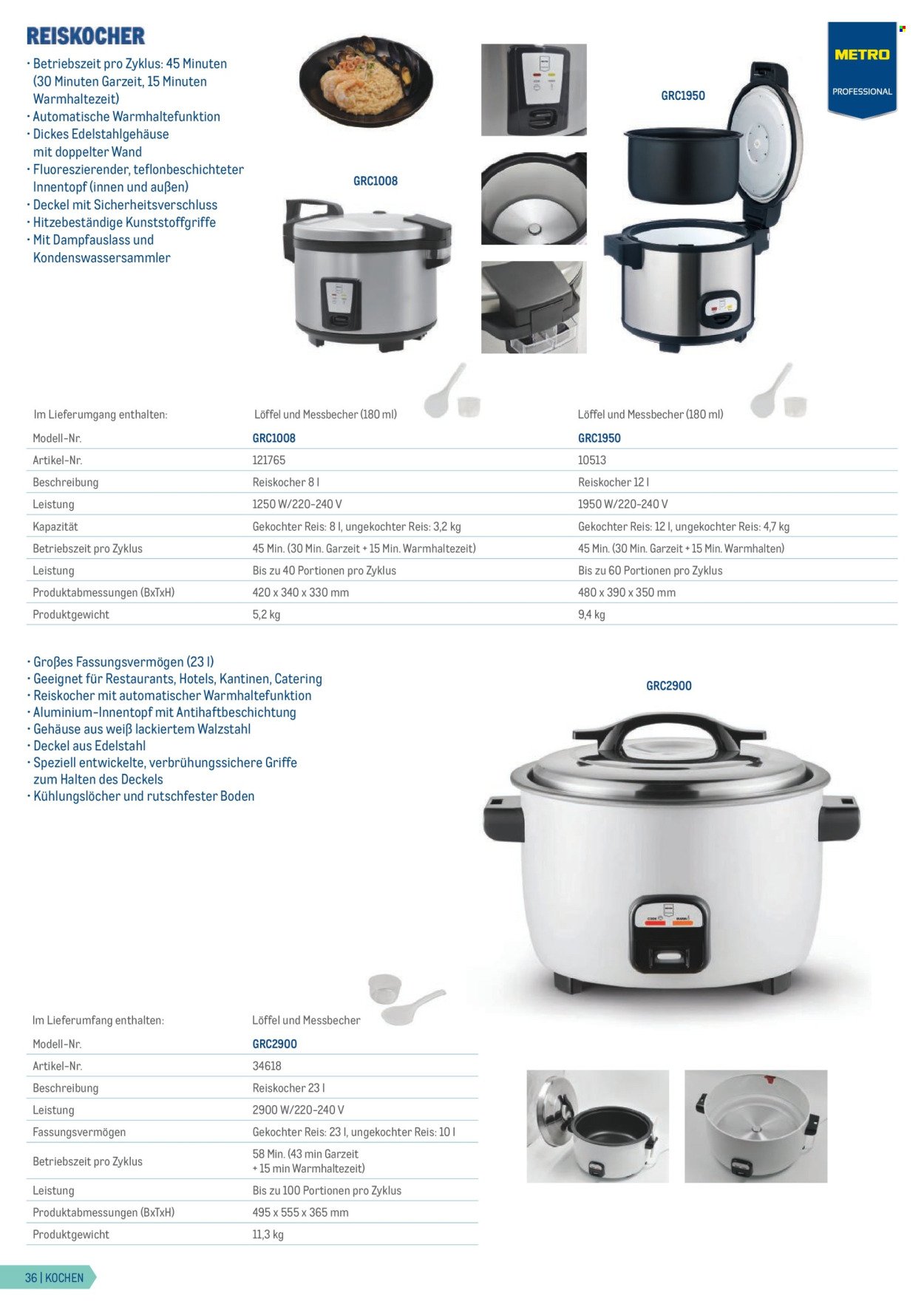 METRO Flugblatt - Gastrogeräte
