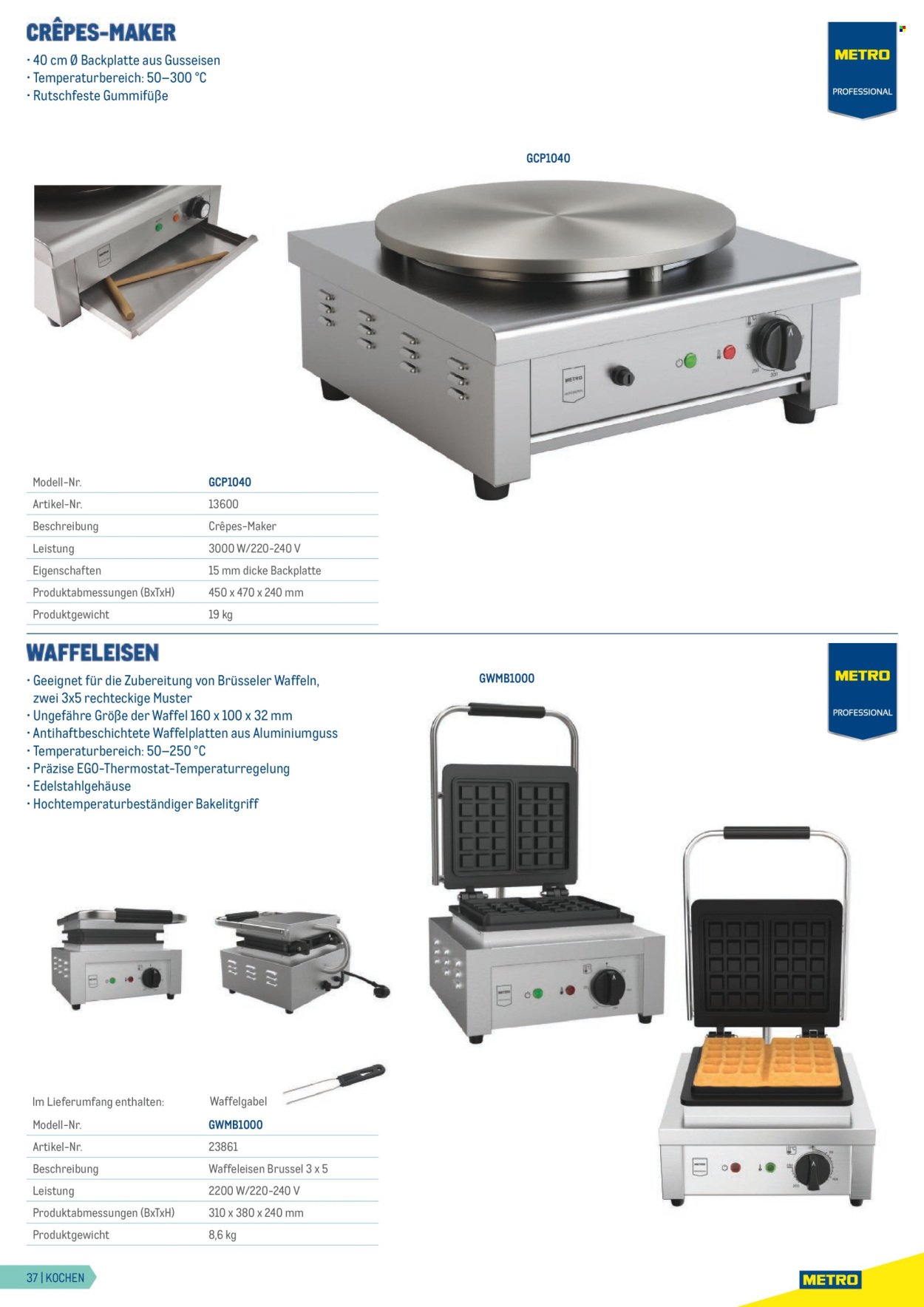 METRO Flugblatt - Gastrogeräte