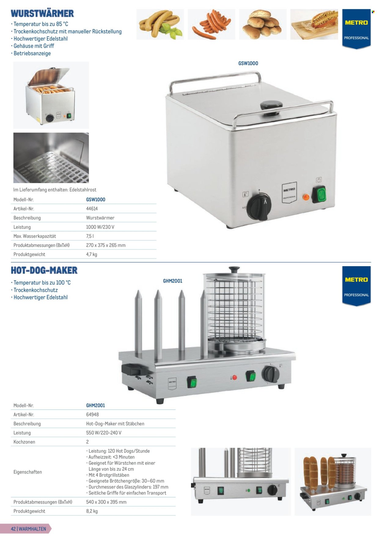 METRO Flugblatt - Gastrogeräte