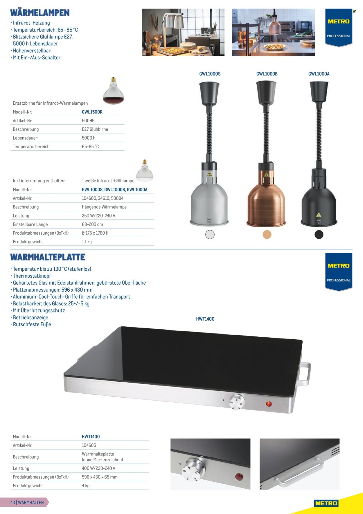 METRO Flugblatt - Gastrogeräte