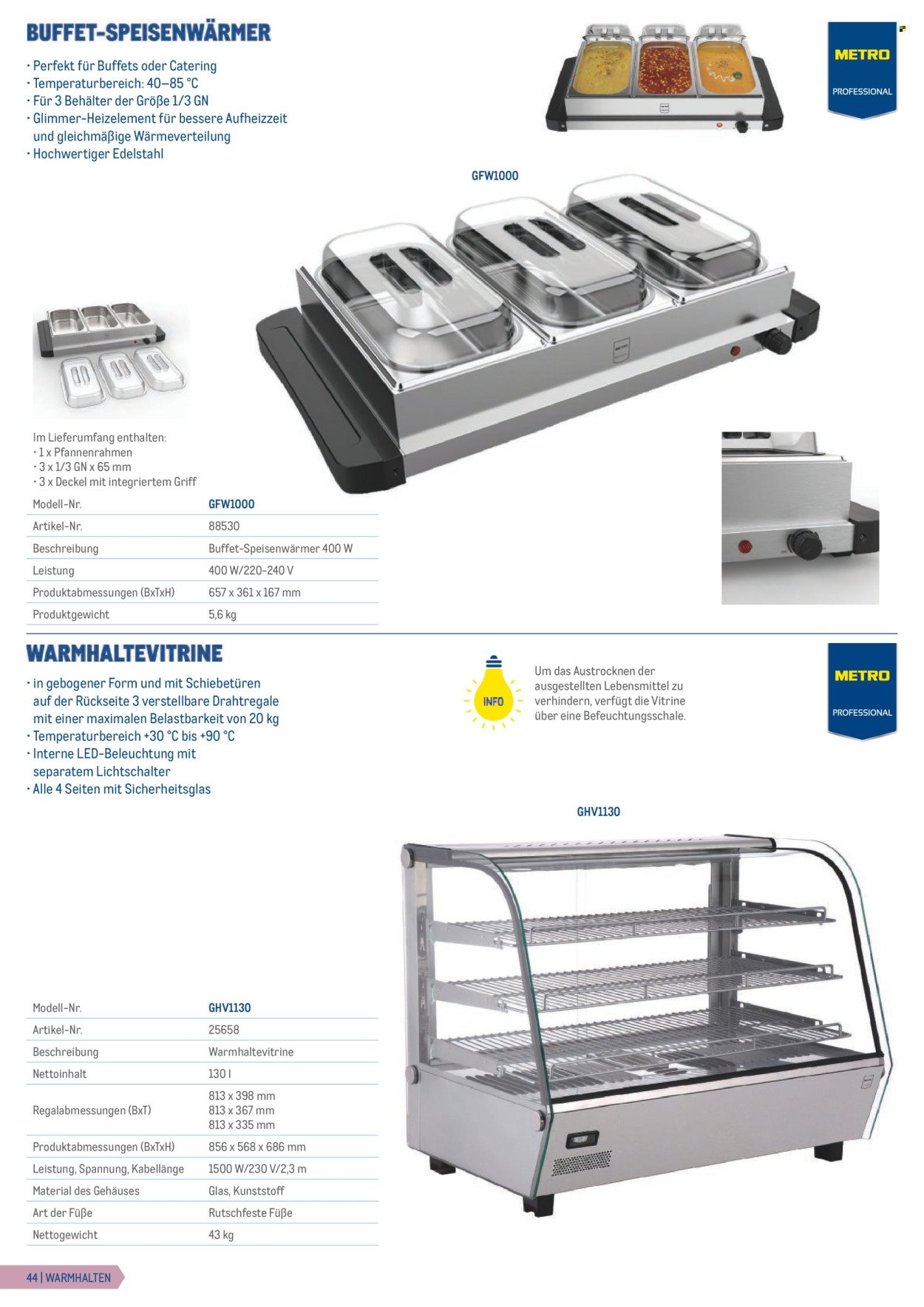 METRO Flugblatt - Gastrogeräte