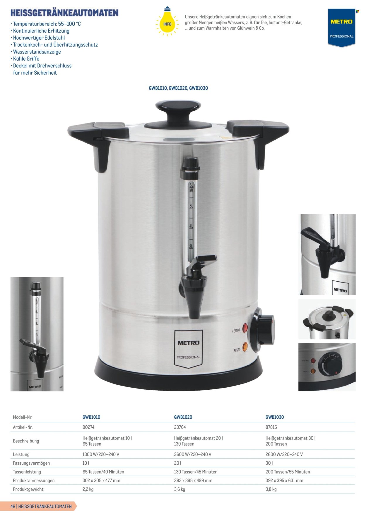 METRO Flugblatt - Gastrogeräte