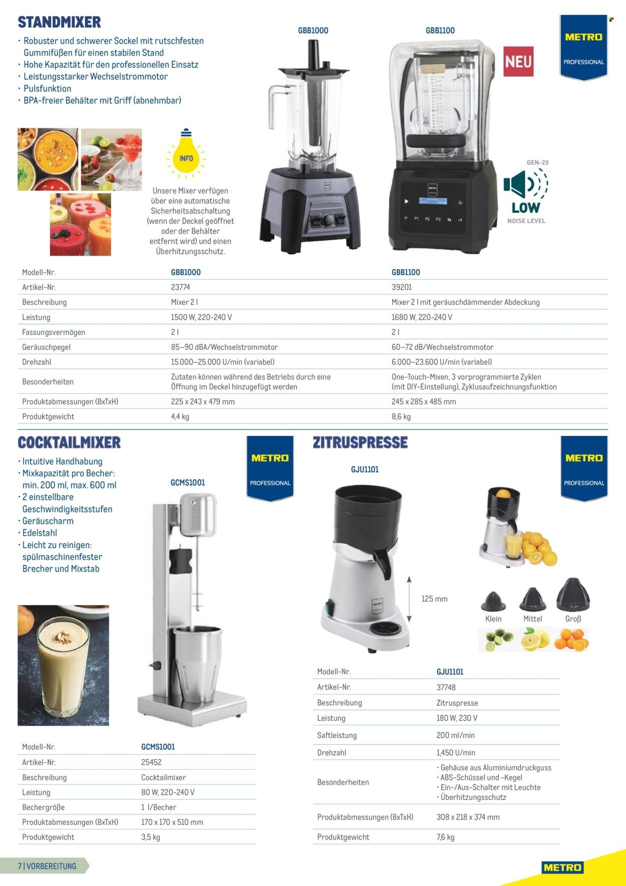METRO Flugblatt - Gastrogeräte